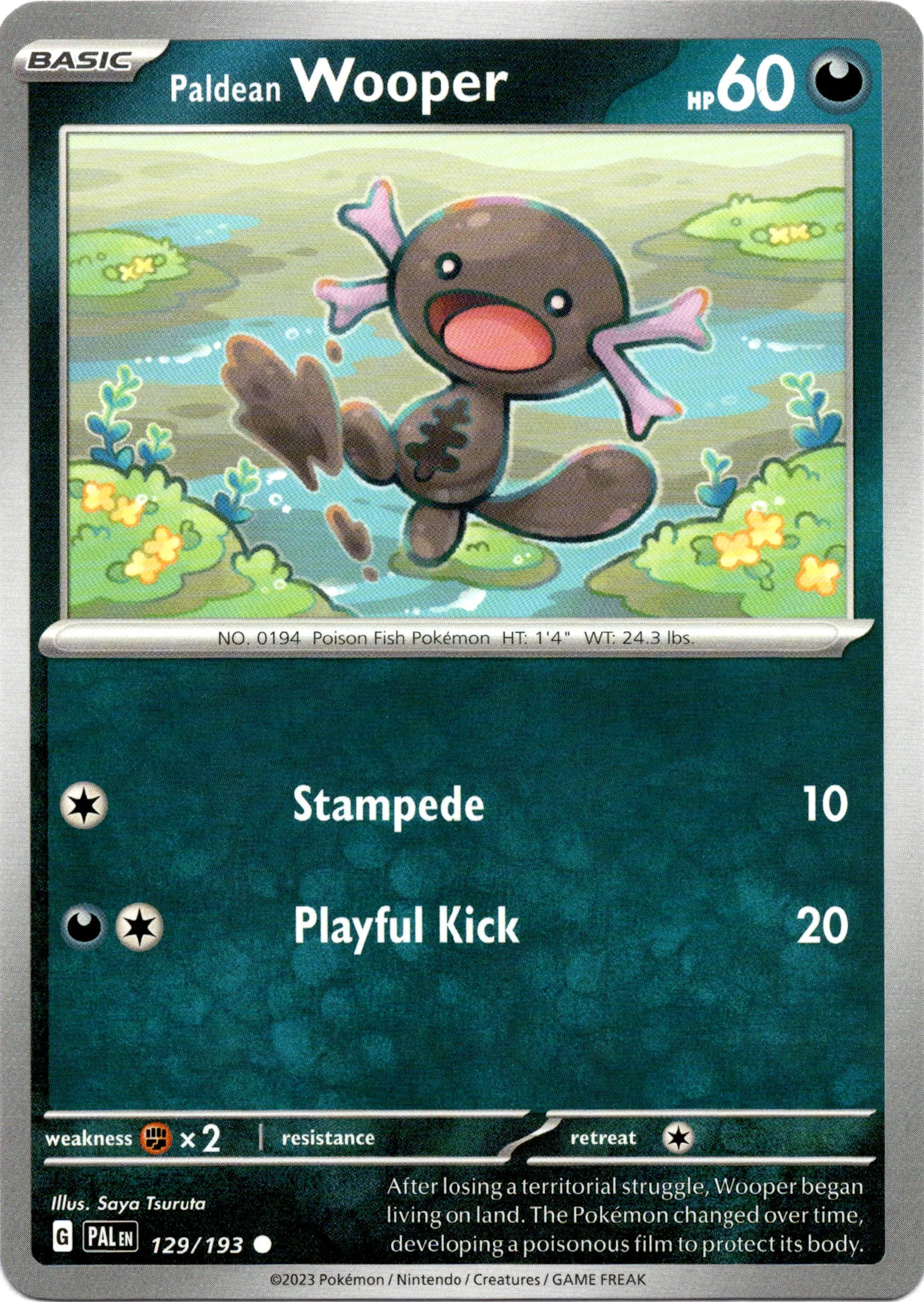 Paldean Wooper - 129/193 - Paldea Evolved