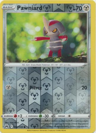 Pawniard - 092/159 - Crown Zenith - Reverse Holo