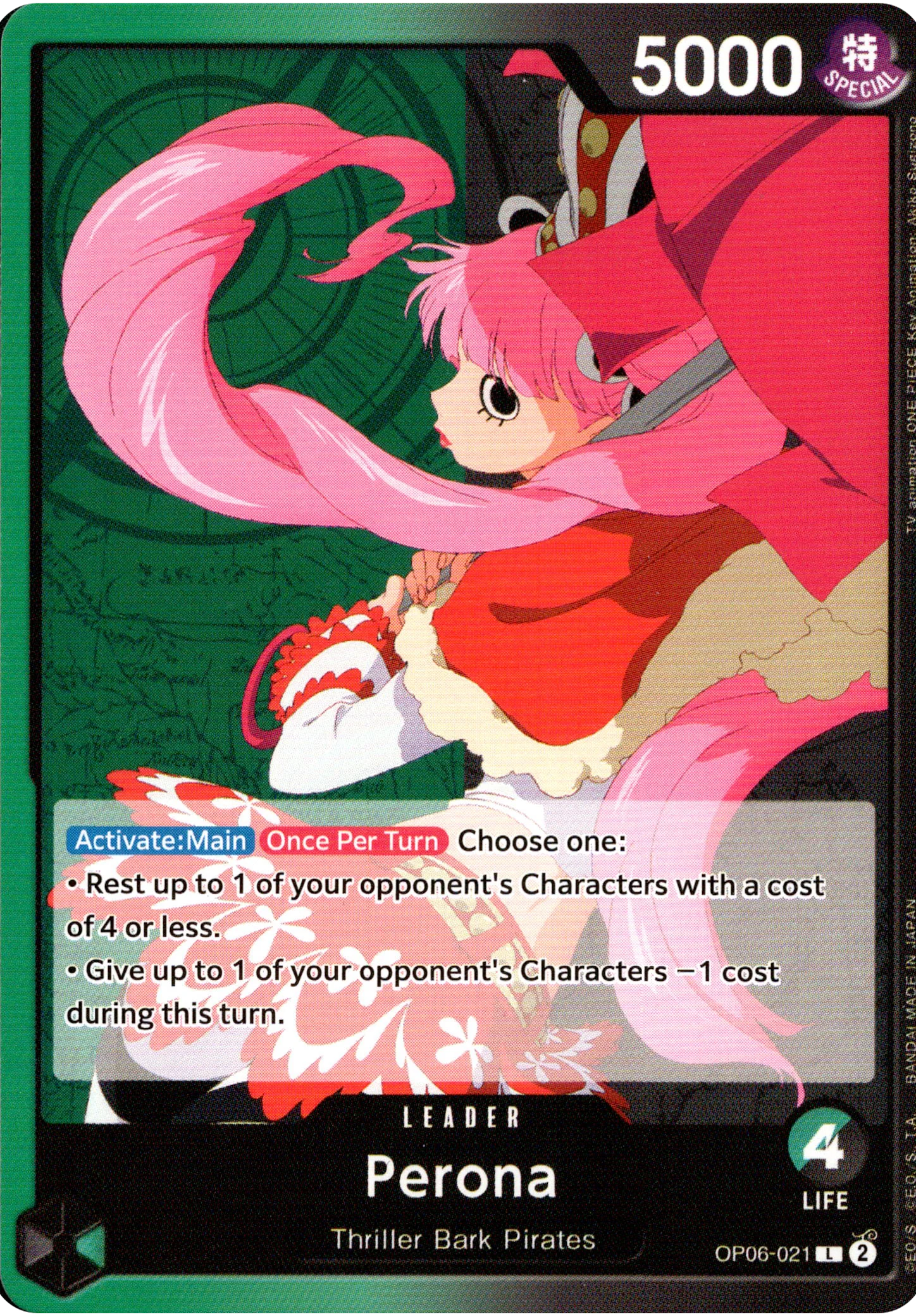 Perona (021) - OP06-021L - Wings of the Captain