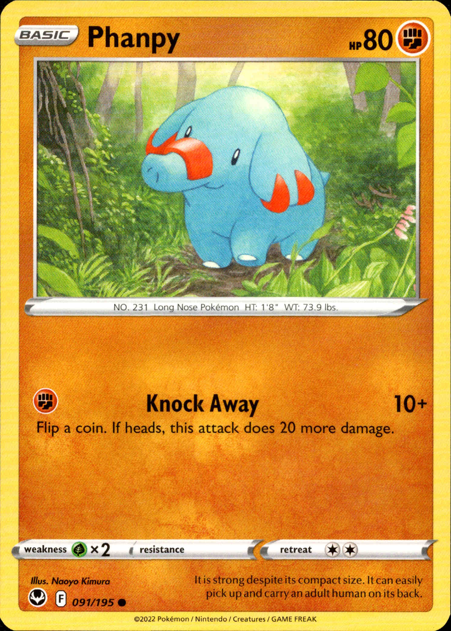 Phanpy - 091/195 - Silver Tempest