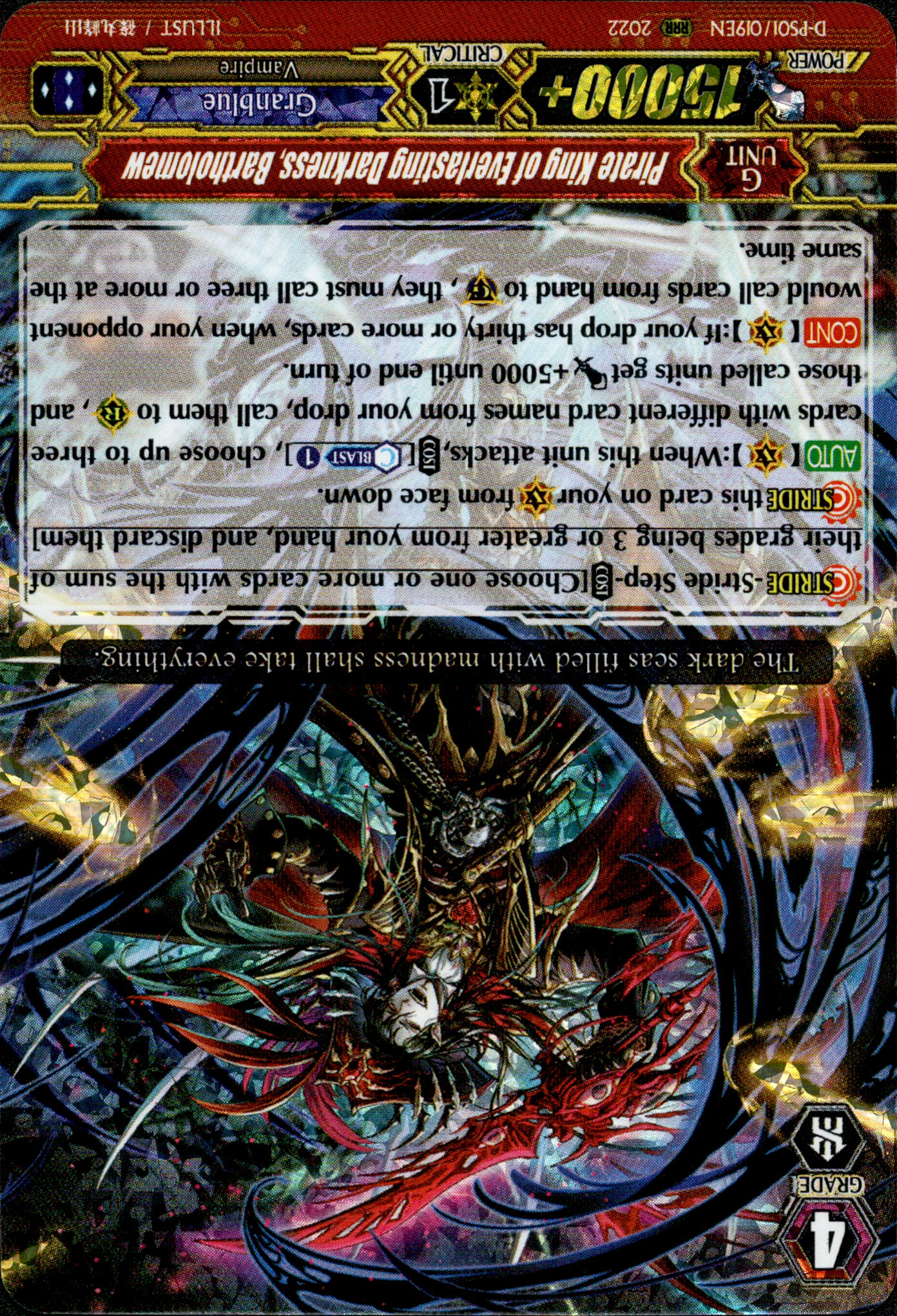 Pirate King of Everlasting Darkness, Bartholomew - D-PS01/019EN - P Clan Collection 2022