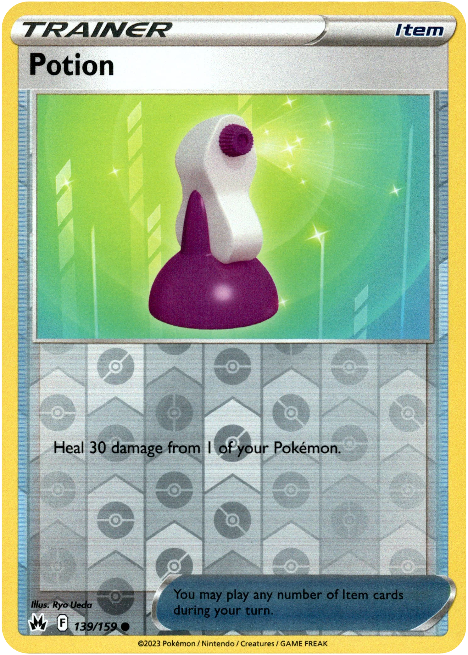 Potion - 139/159 - Crown Zenith - Reverse Holo