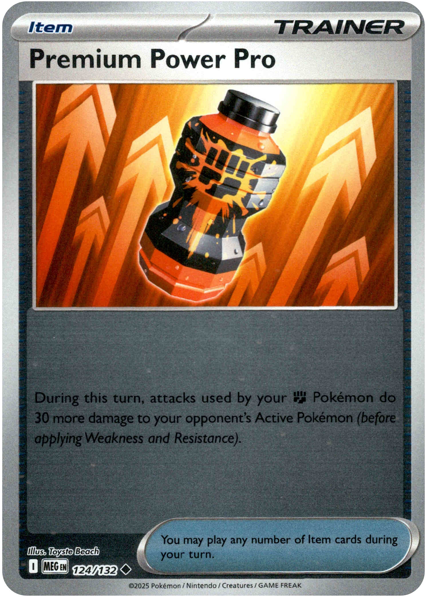 Premium Power Pro - 124/132 - Mega Evolution - Reverse Holo