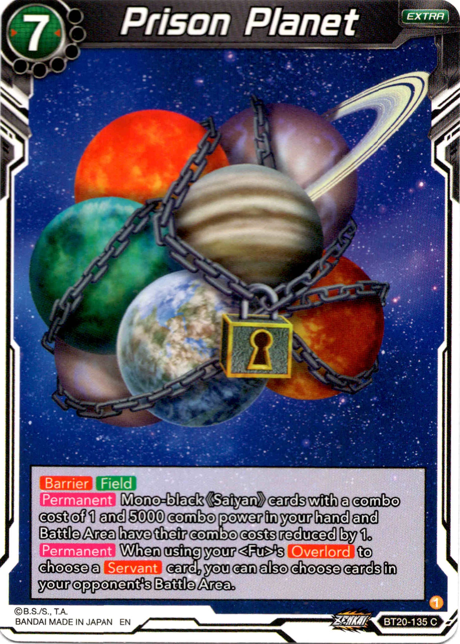 Prison Planet - BT20-135 C - Power Absorbed