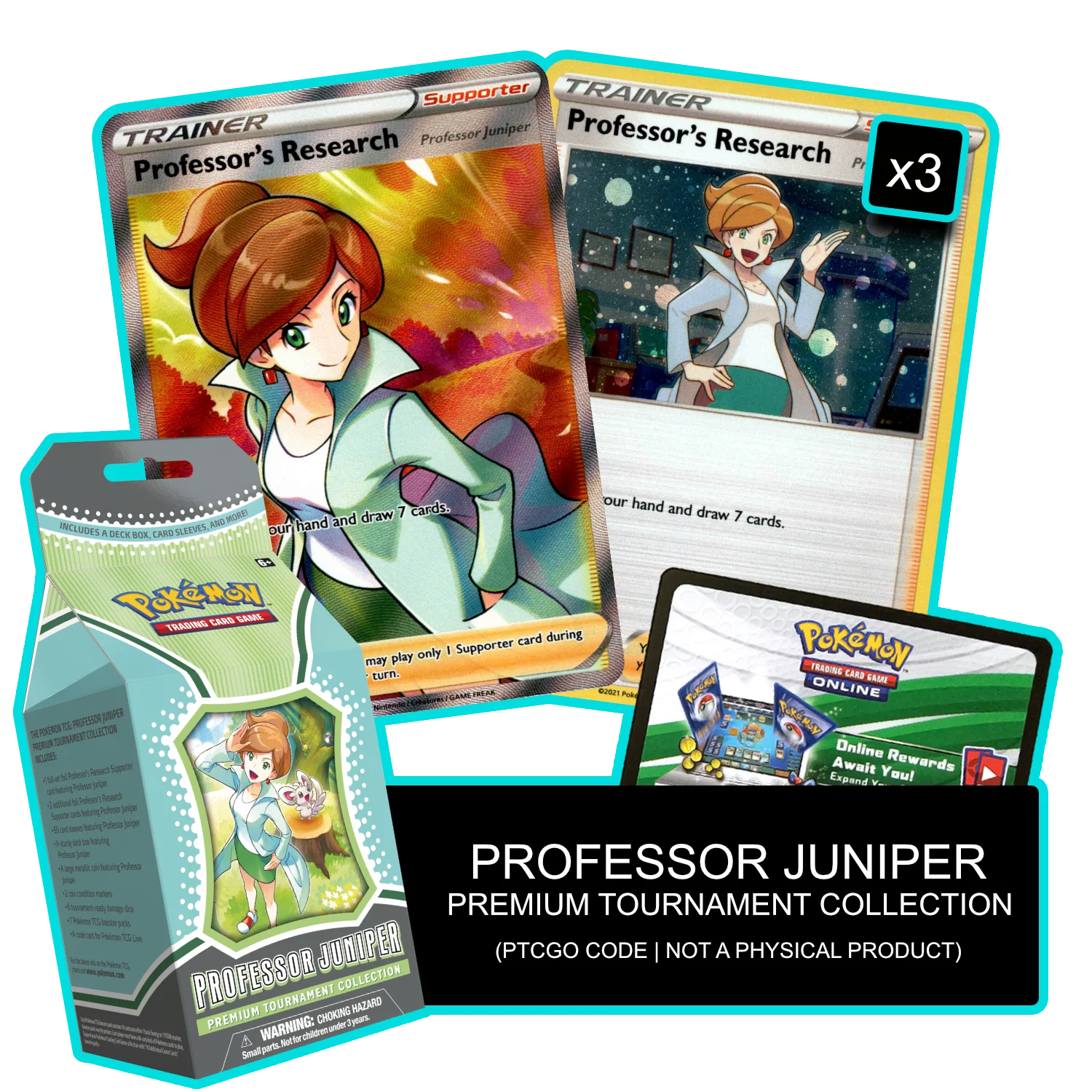 Professor Juniper Premium Tournament Collection - Promos - PTCGO Code