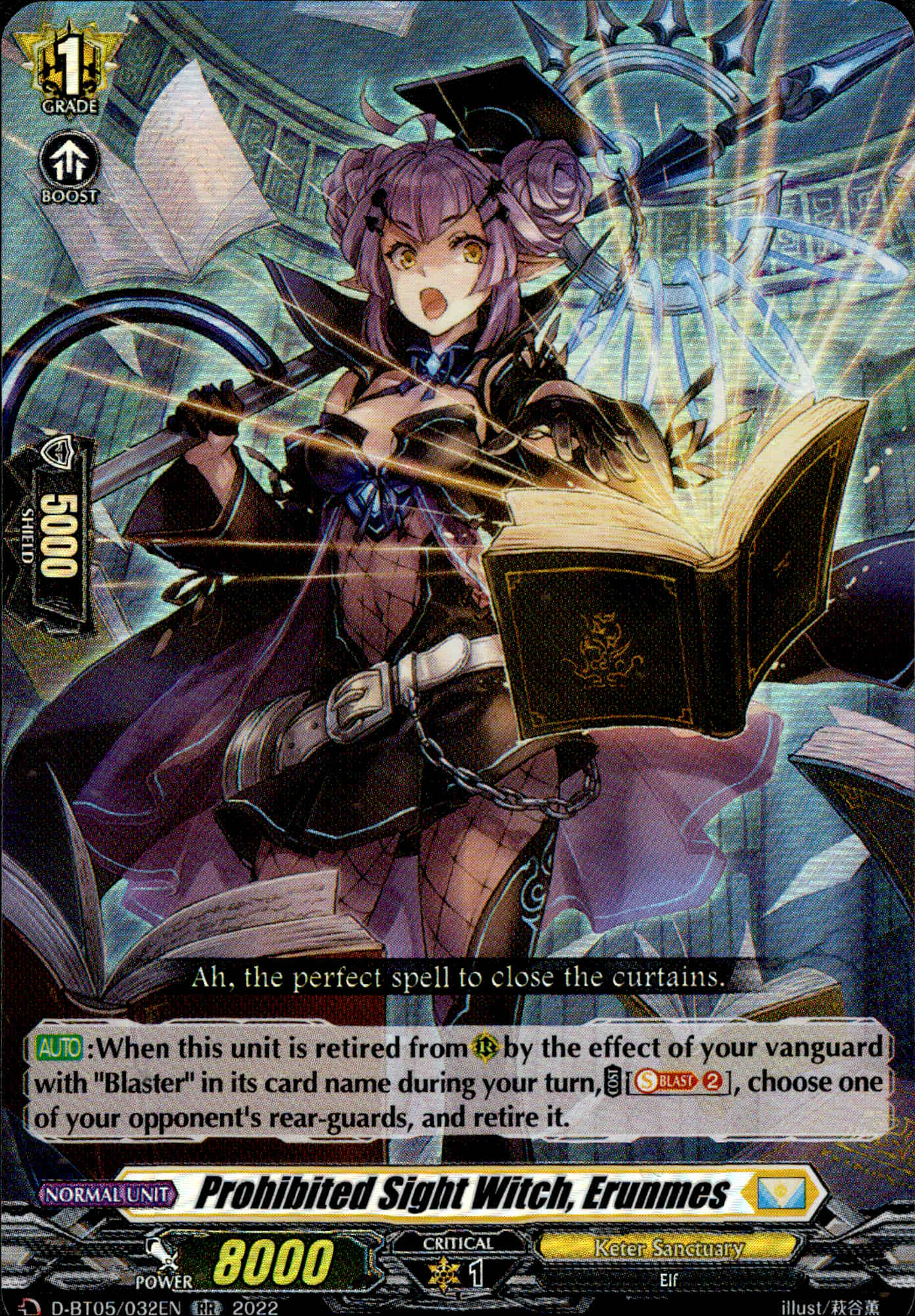 Prohibited Sight Witch, Erunmes - D-BT05/032 - Triumphant Return of the Brave Heroes