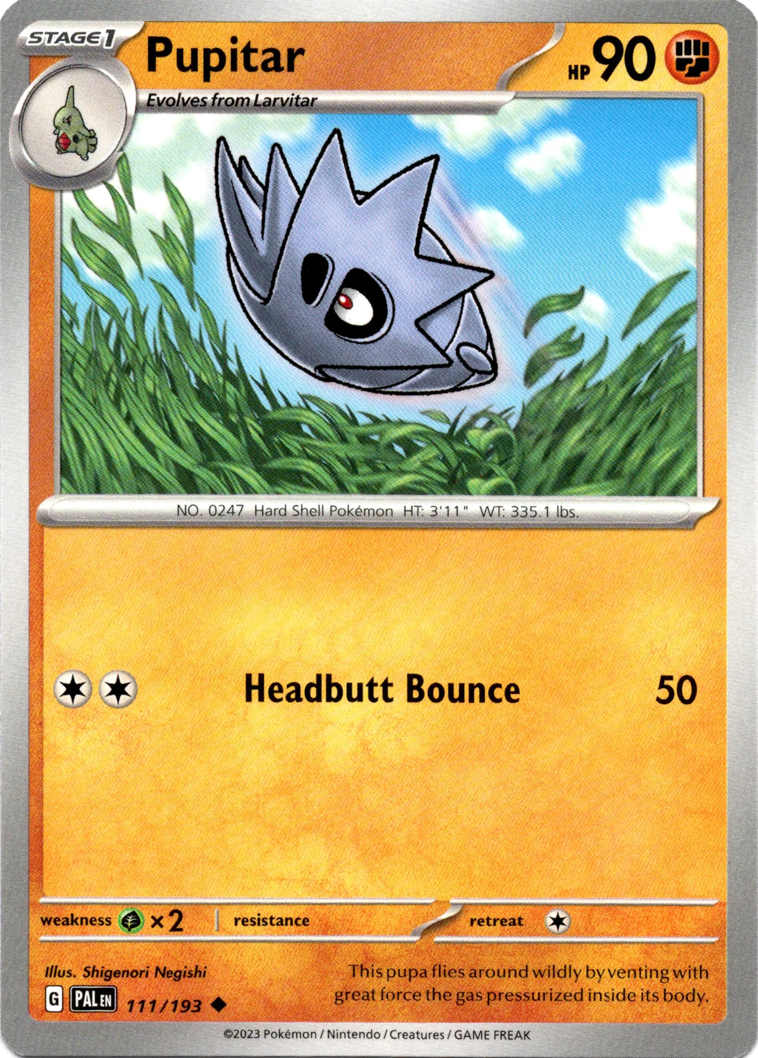 Pupitar - 111/193 - Paldea Evolved