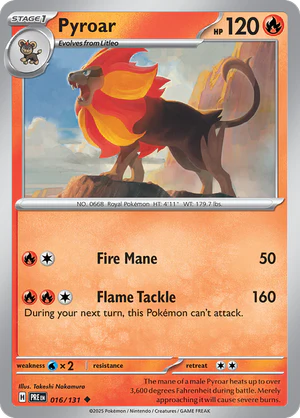 Pyroar - 016/131 - Prismatic Evolutions