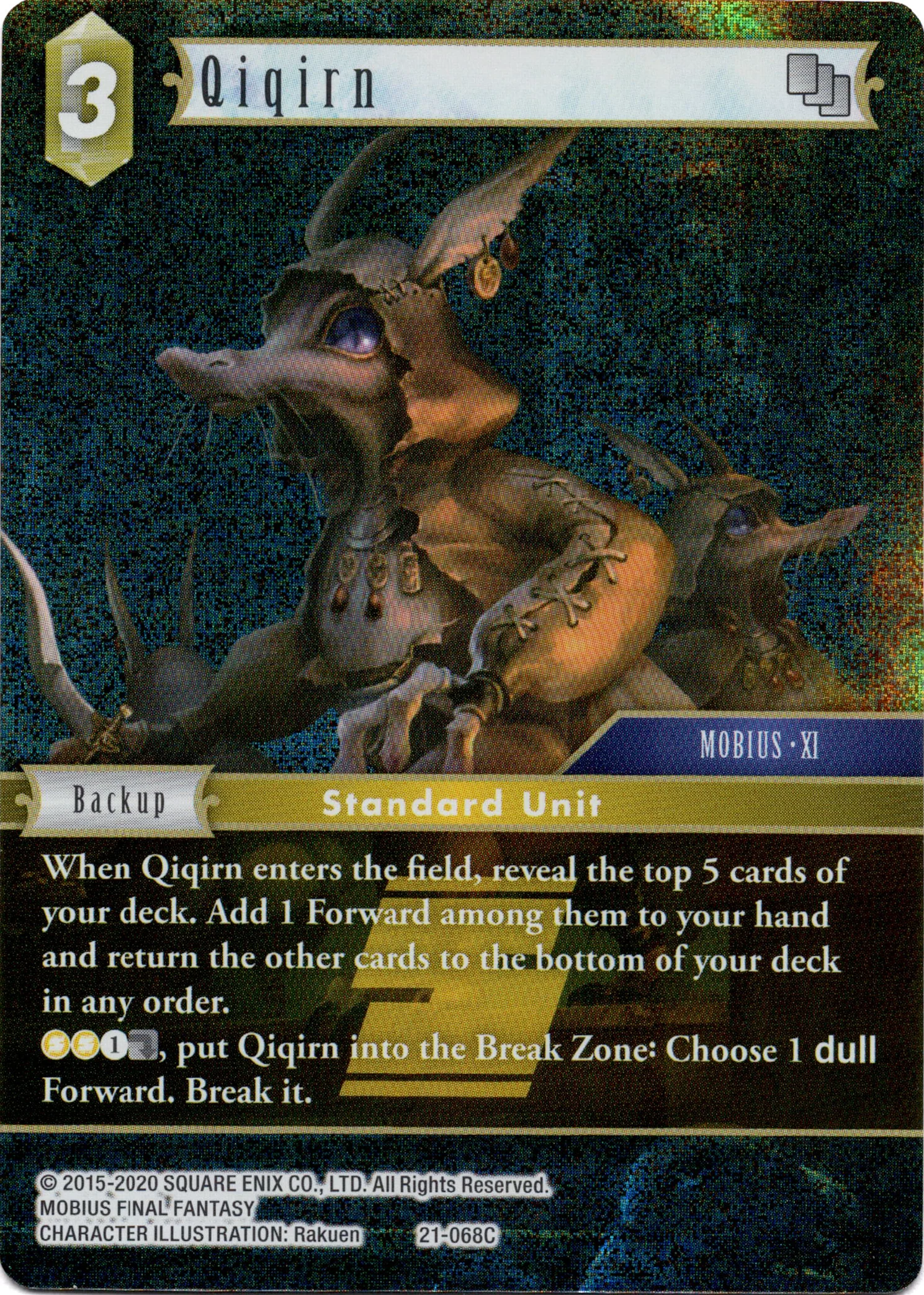Qiqirn - 21-068C - Beyond Destiny - Foil
