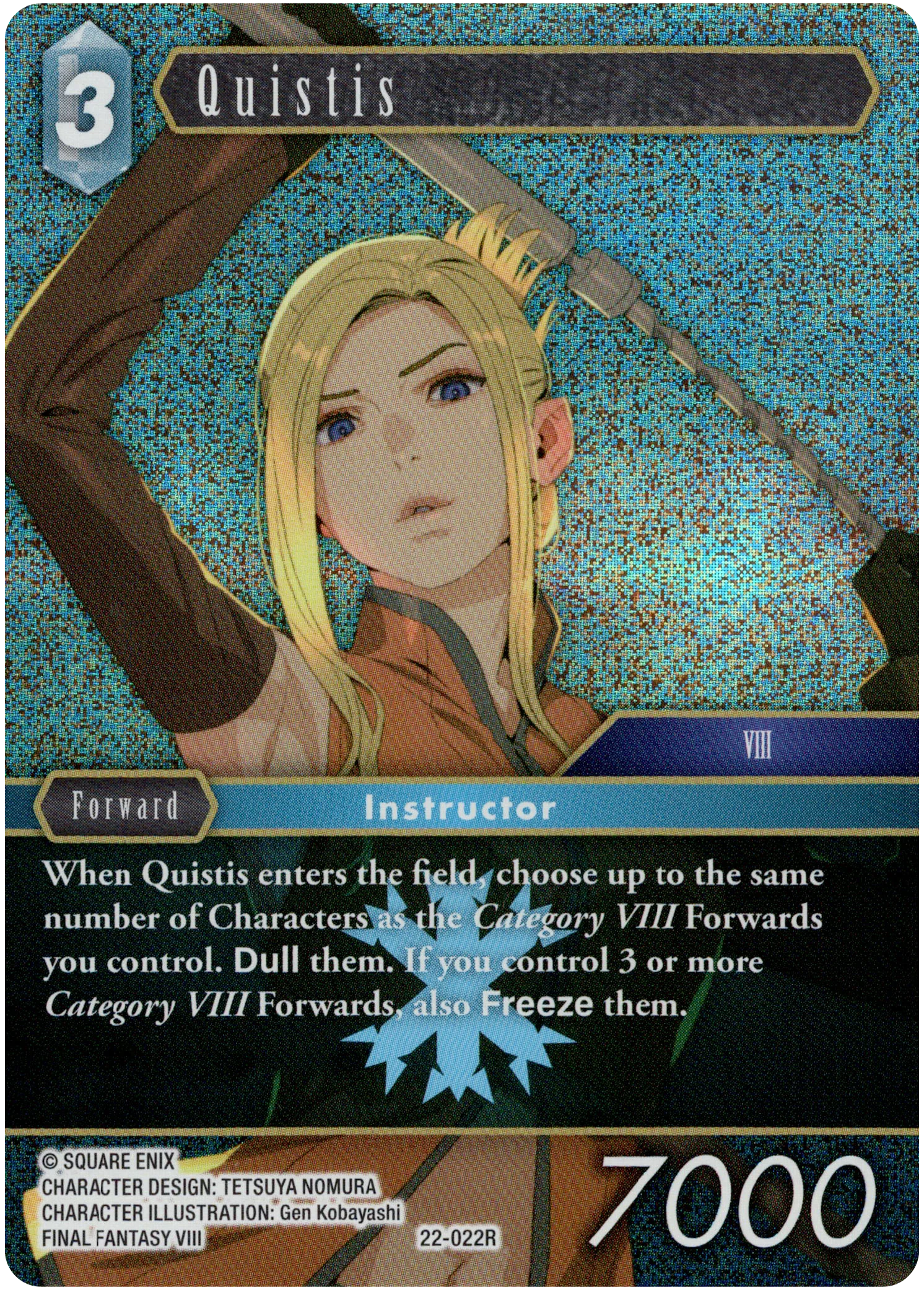 Quistis - 22-022R - Hidden Hope - Foil