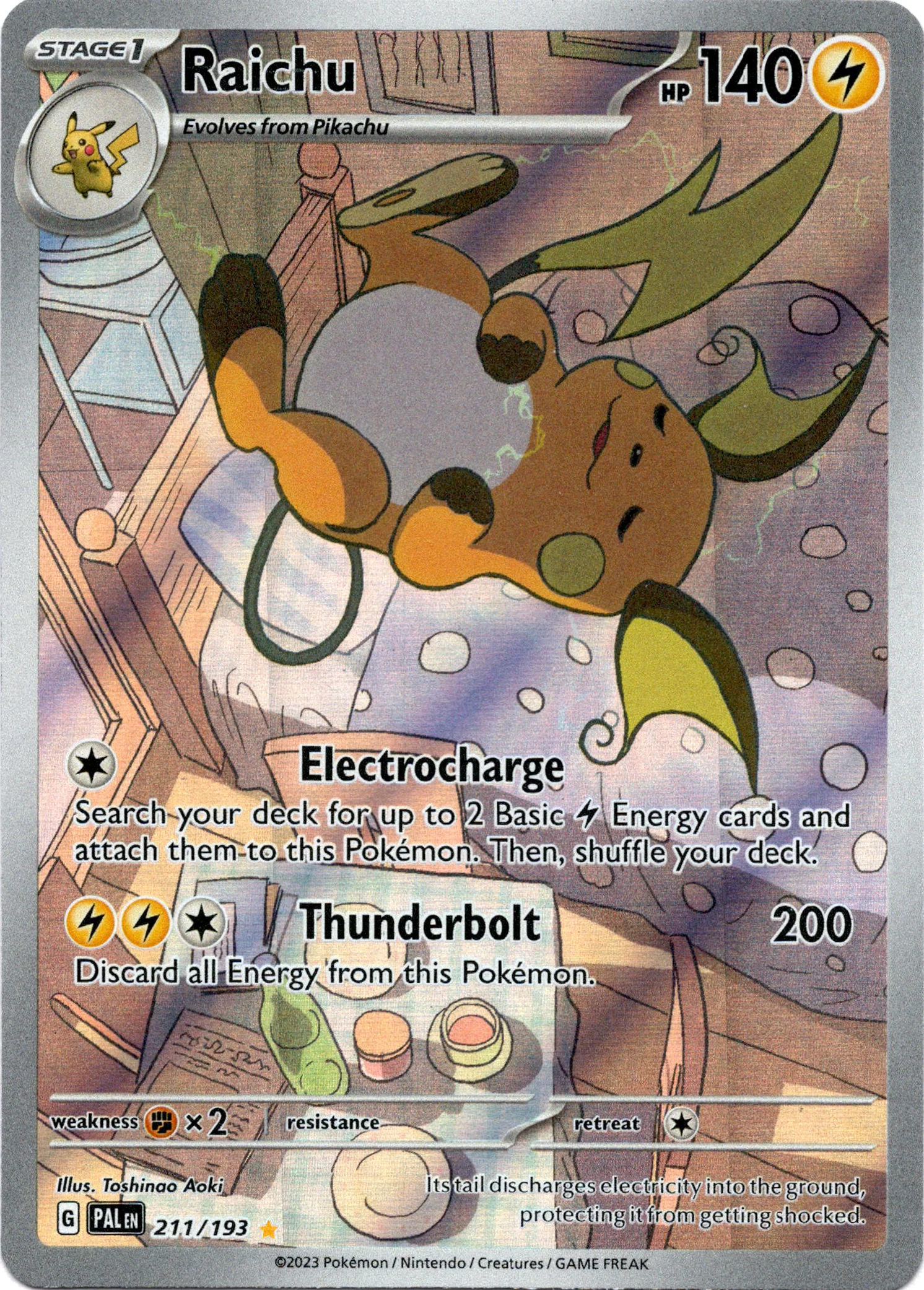 Raichu - 211/193 - Paldea Evolved - Holo