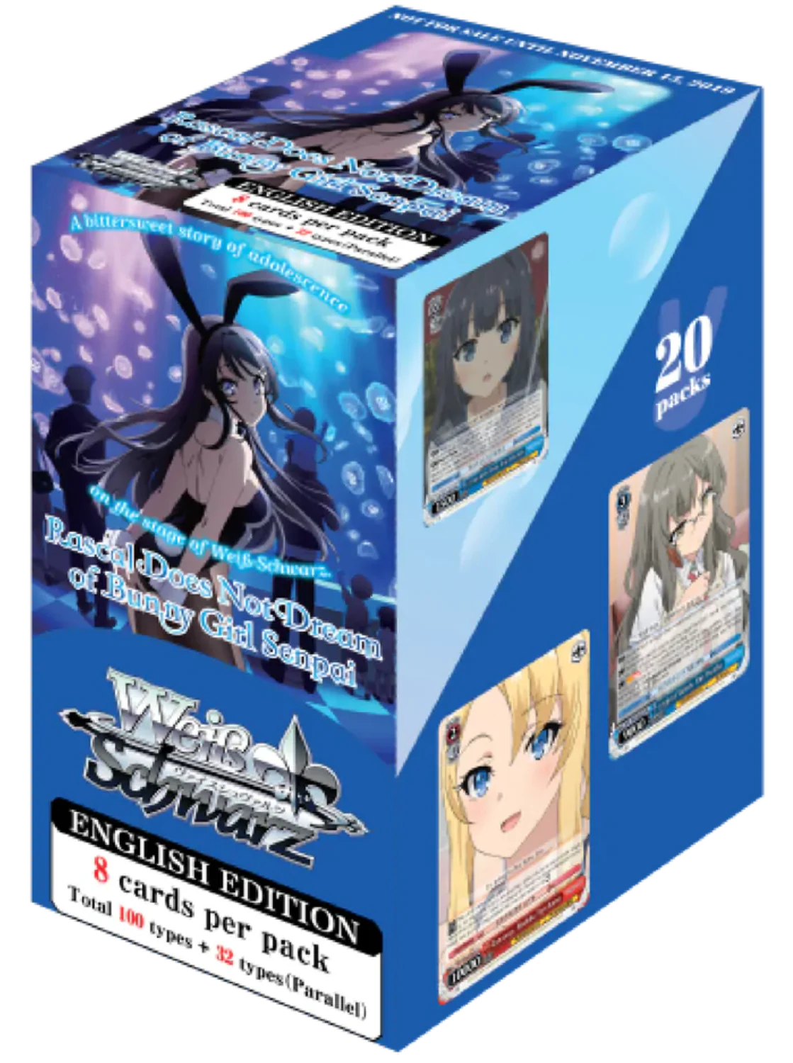 Rascal Does Not Dream of Bunny Girl Senpai (Reprint) Booster Box