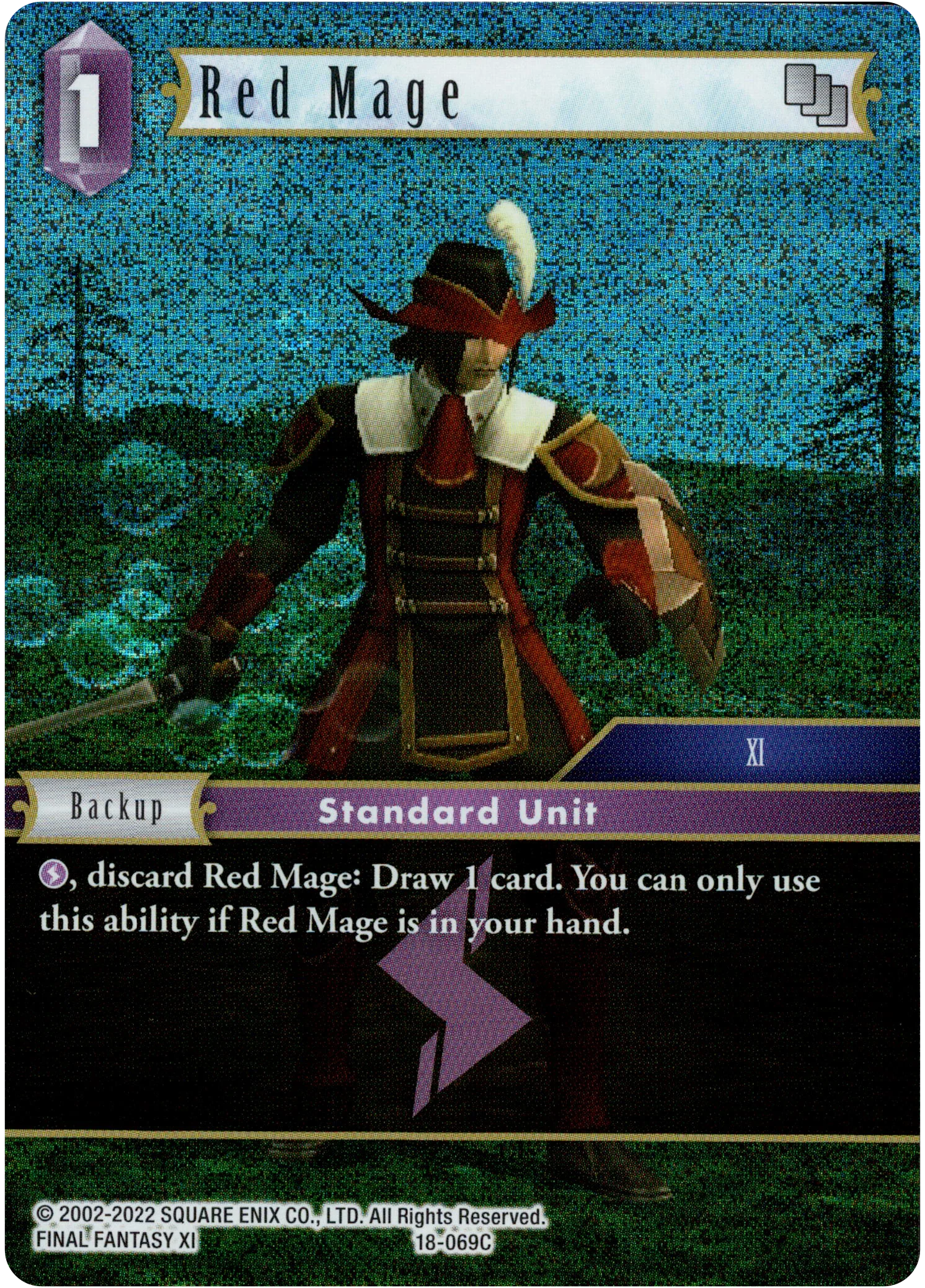 Red Mage - 18-069C - Resurgence of Power - Foil
