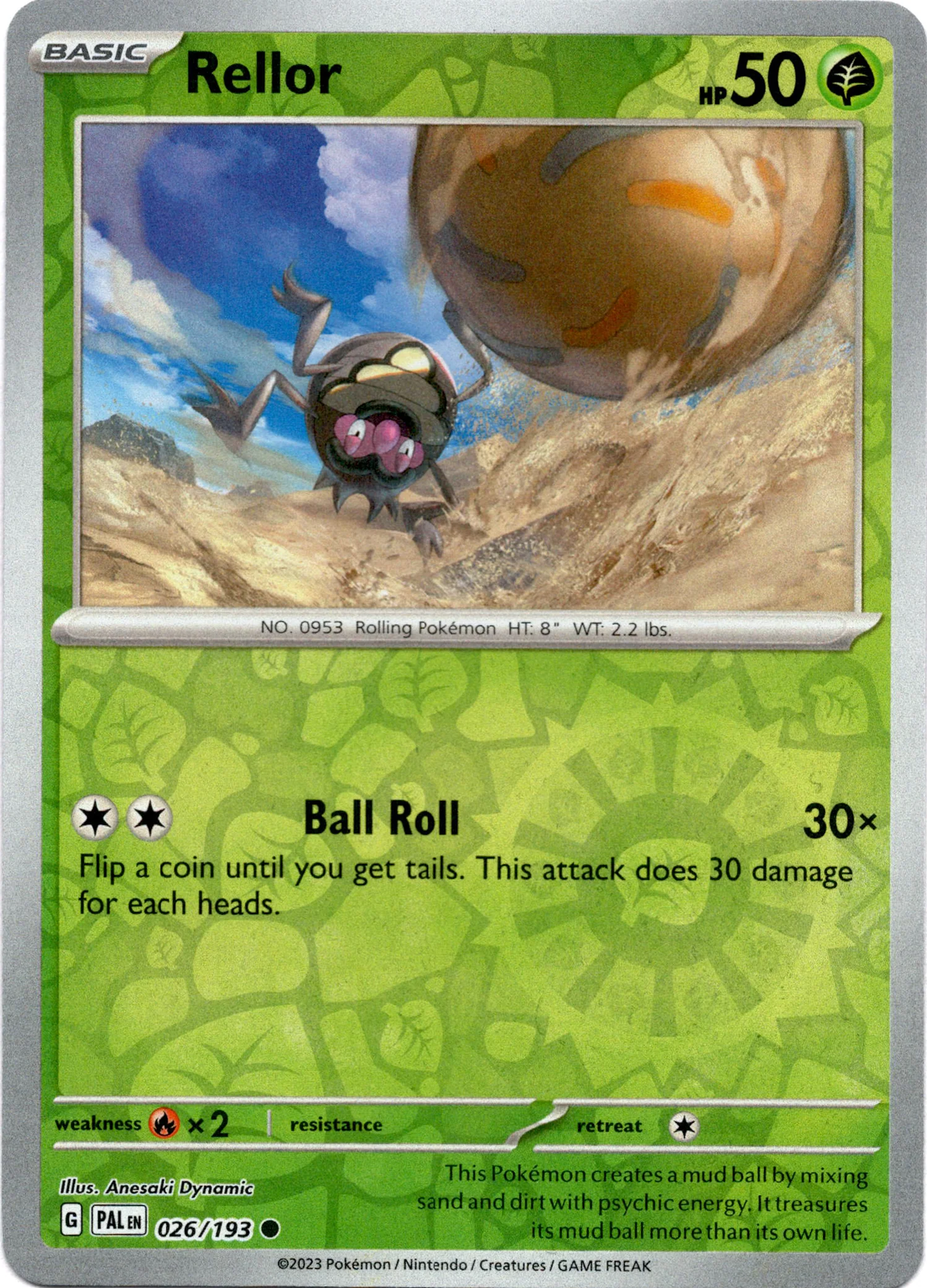 Rellor - 026/193 - Paldea Evolved - Reverse Holo
