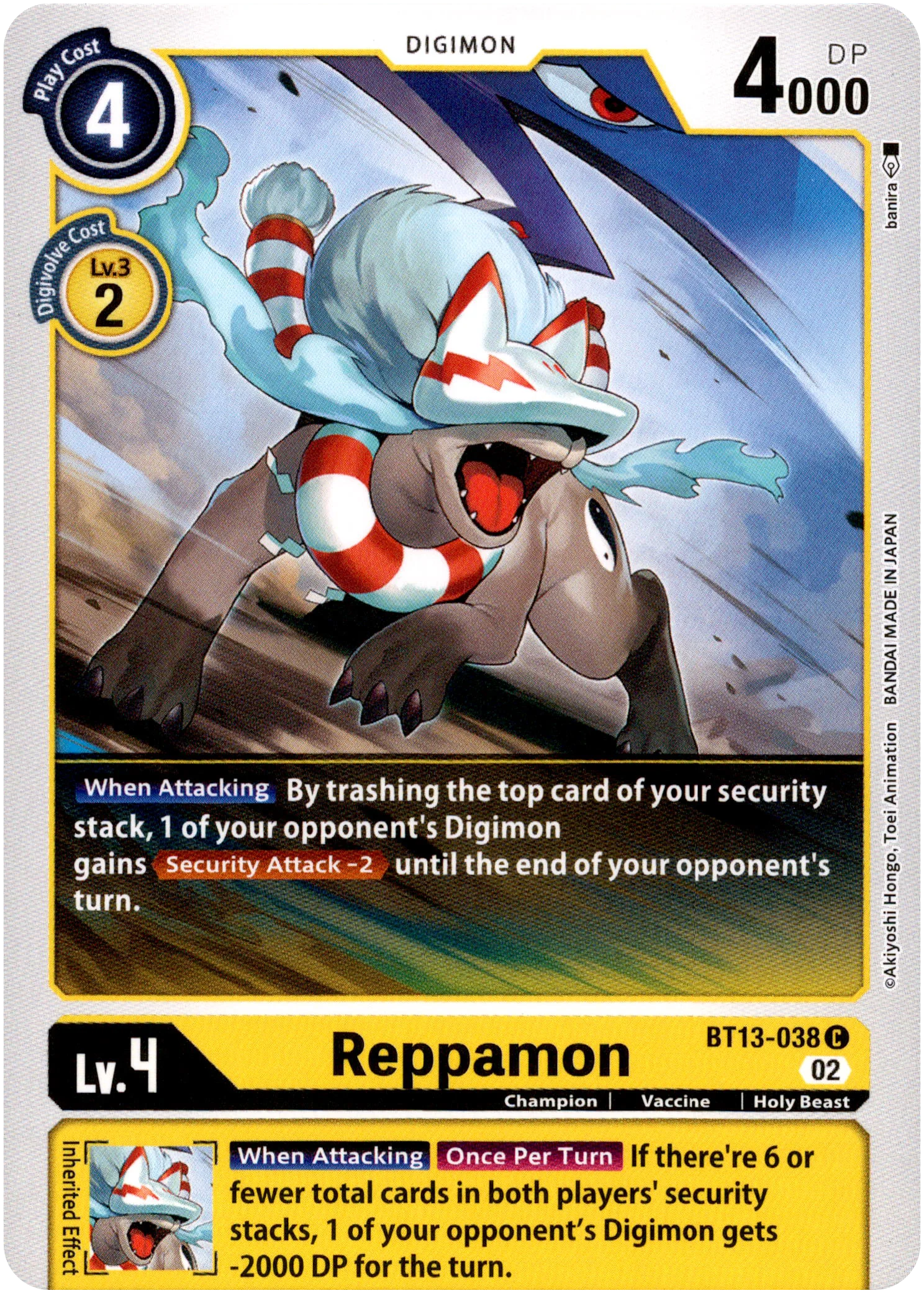 Reppamon - BT13-038 C - Versus Royal Knight
