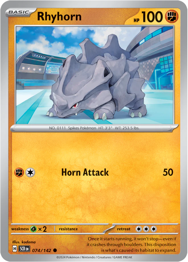 Rhyhorn - 074/142 - Stellar Crown