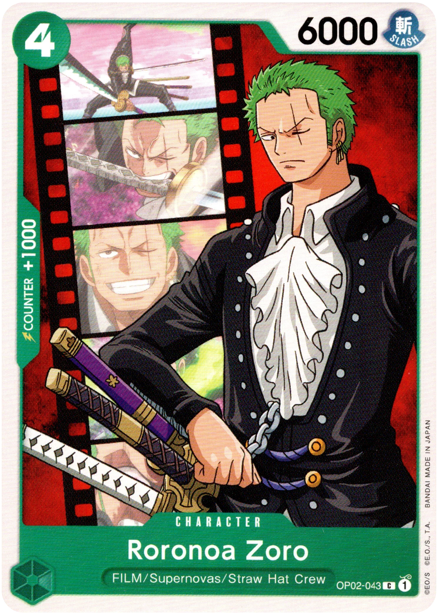 Roronoa Zoro - OP02-043 - Paramount War
