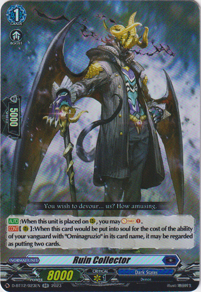 Ruin Collector - D-BT12/023EN - Evenfall Onslaught