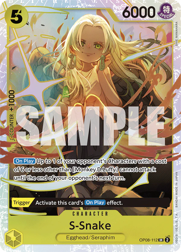 S-Snake - OP08-112 SR - Two Legends - Foil