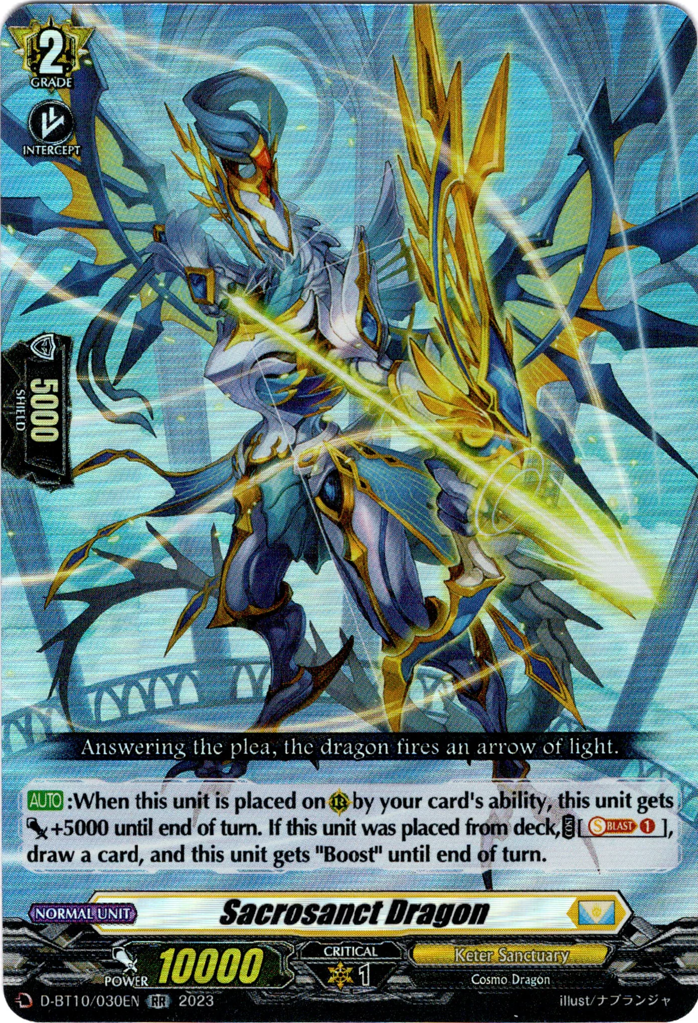 Sacrosanct Dragon - D-BT10/030EN - Dragon Masquerade