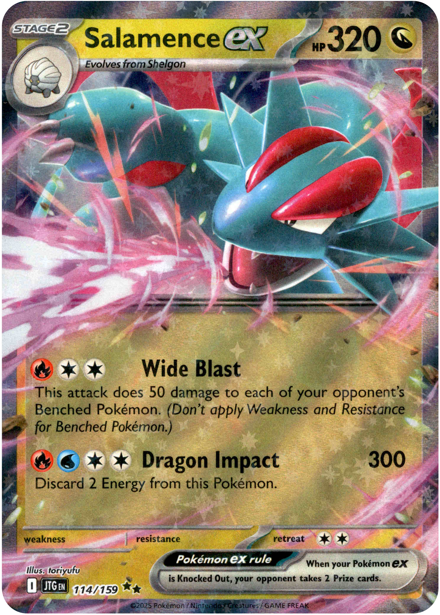 Salamence ex - 114/159 - Journey Together - Holo