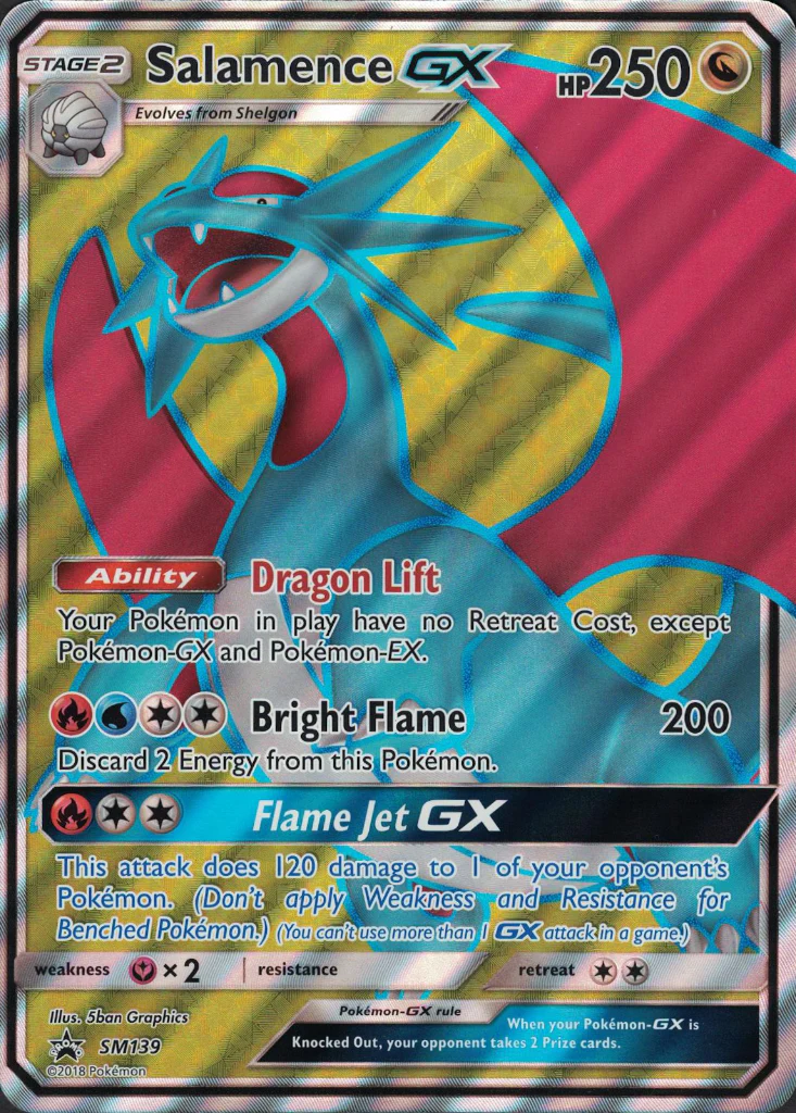 Salamence GX - SM139 - Jumbo Card