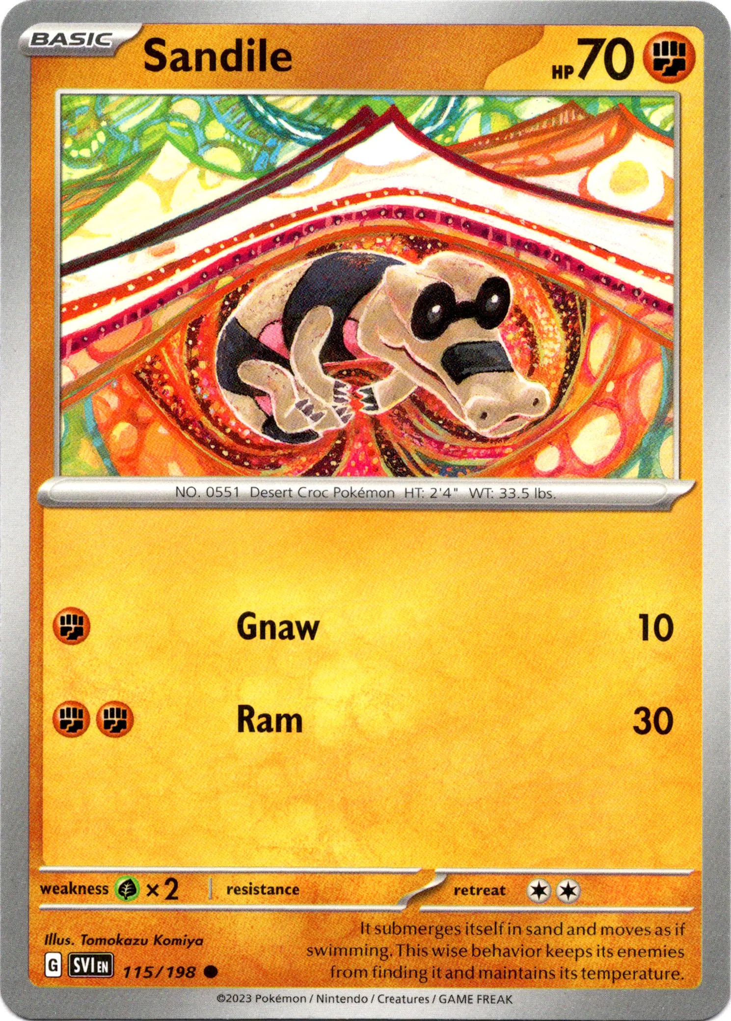 Sandile - 115/198 - Scarlet & Violet