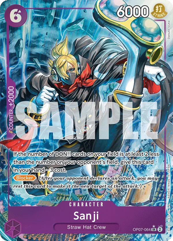 Sanji Alternate Art - OP07-064SR - 500 years in the Future - Foil