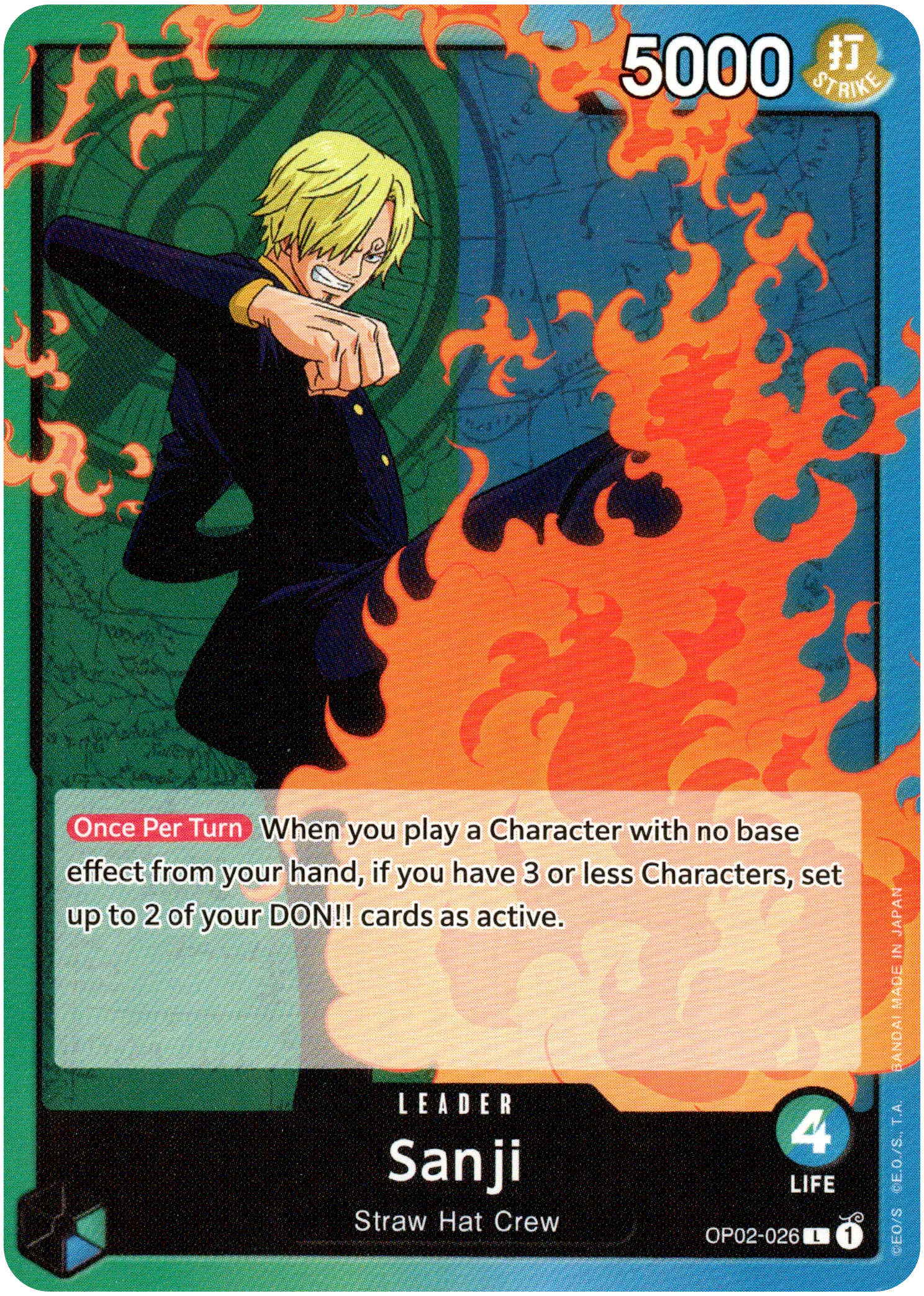 Sanji - OP02-026 - Paramount War