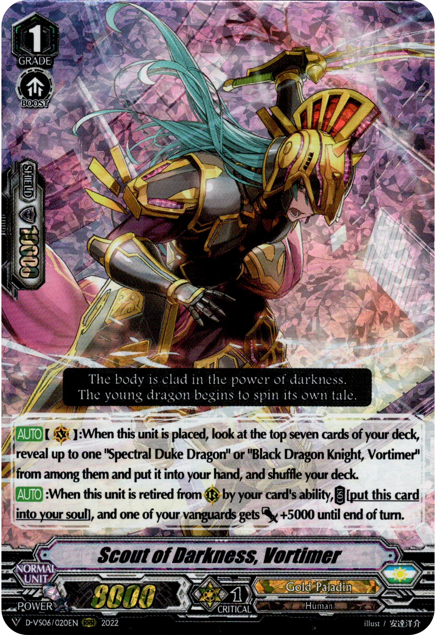 Scout of Darkness, Vortimer - D-VS06/020EN - V Clan Collection Vol.6 - Foil