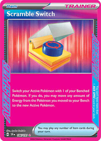 Scramble Switch - 186/191 - Surging Sparks - Holo