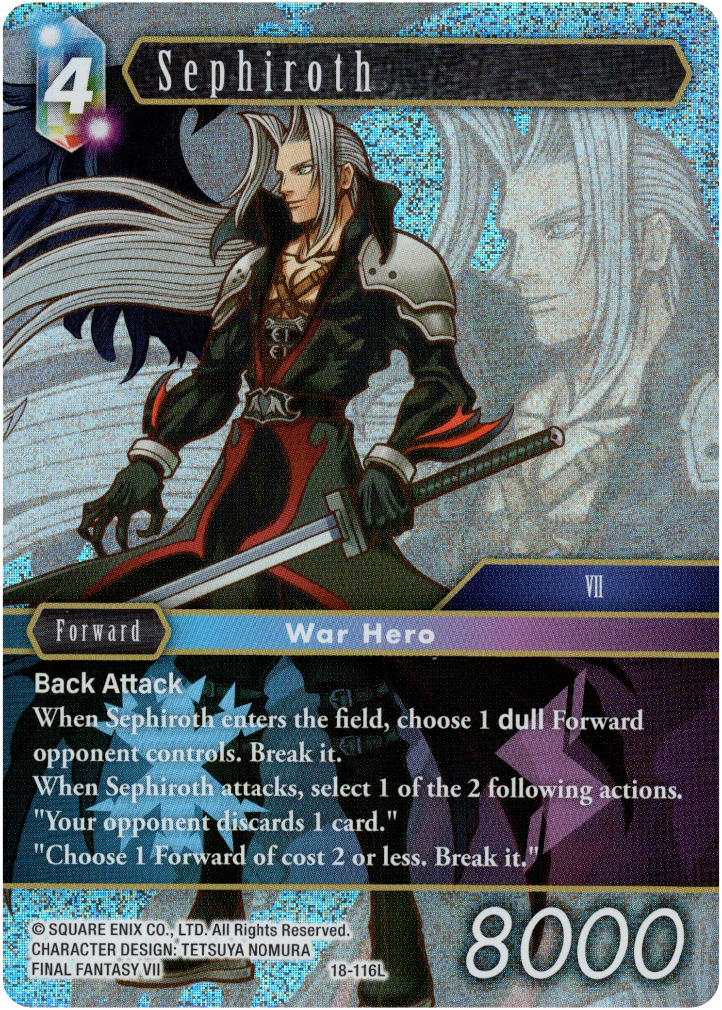 Sephiroth - 18-116L - Resurgence of Power - Foil