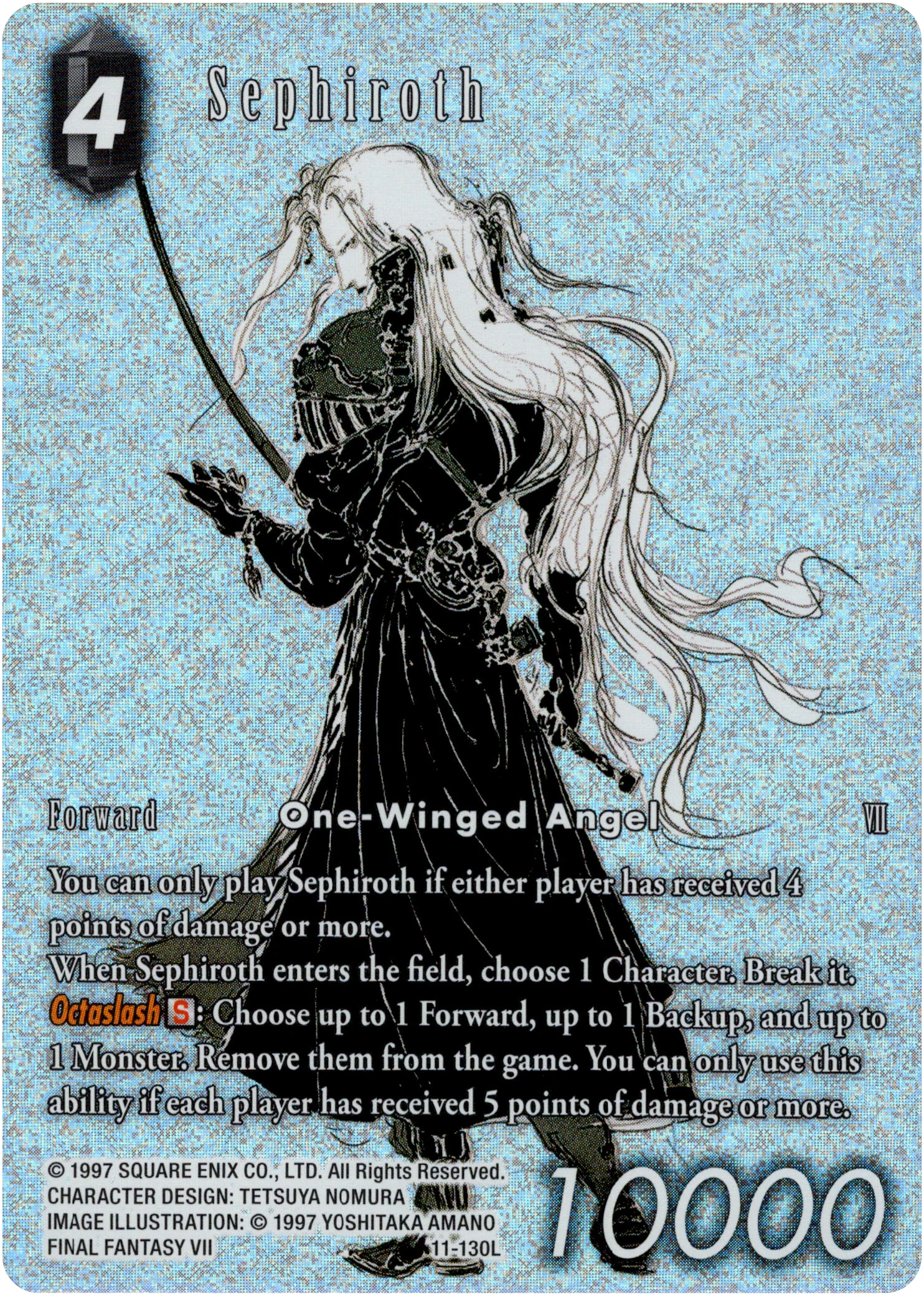 Sephiroth Full Art Reprint - 11-130L - Resurgence of Power - Foil