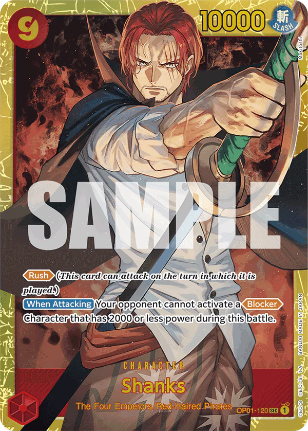 Shanks (Reprint) - OP01-120 SEC - The Best