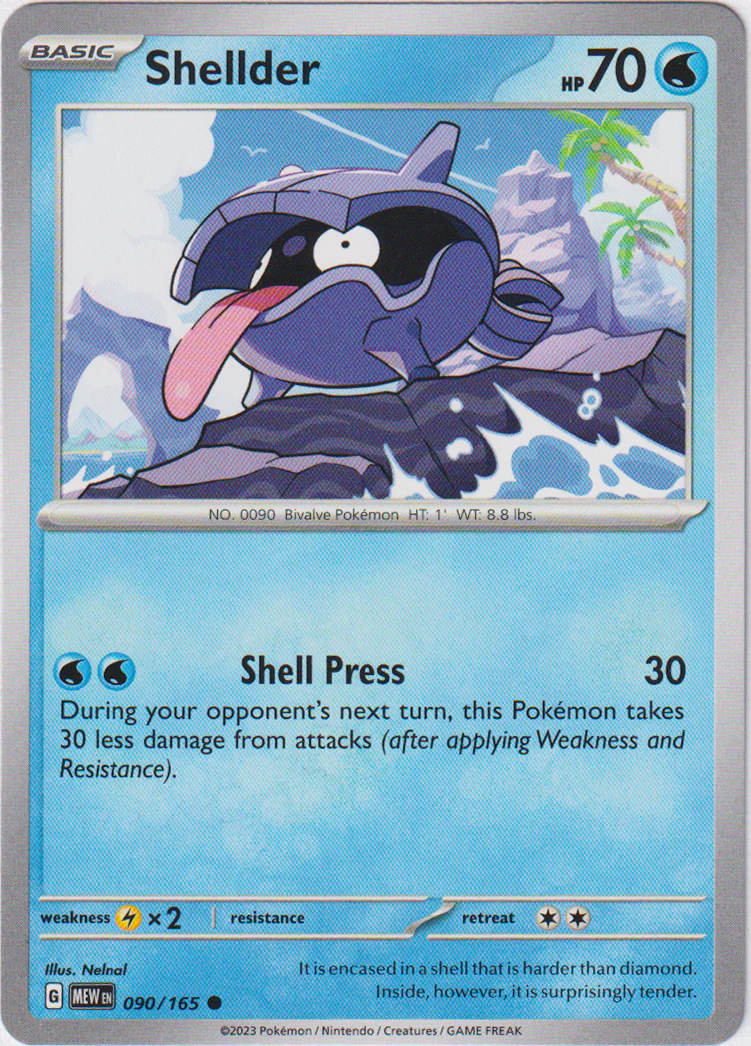 Shellder - 090/165 - Scarlet & Violet 151