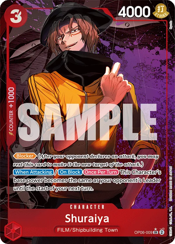 Shuraiya Alternate Art - OP06-009SR - Wings of the Captain - Foil