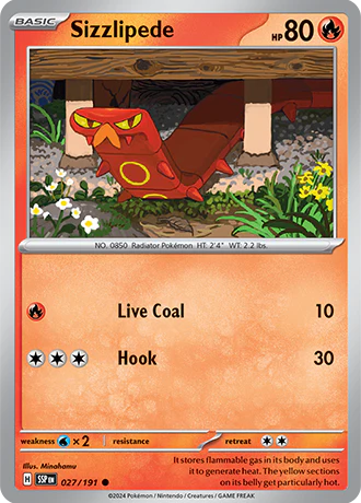 Sizzlipede - 027/191 - Surging Sparks