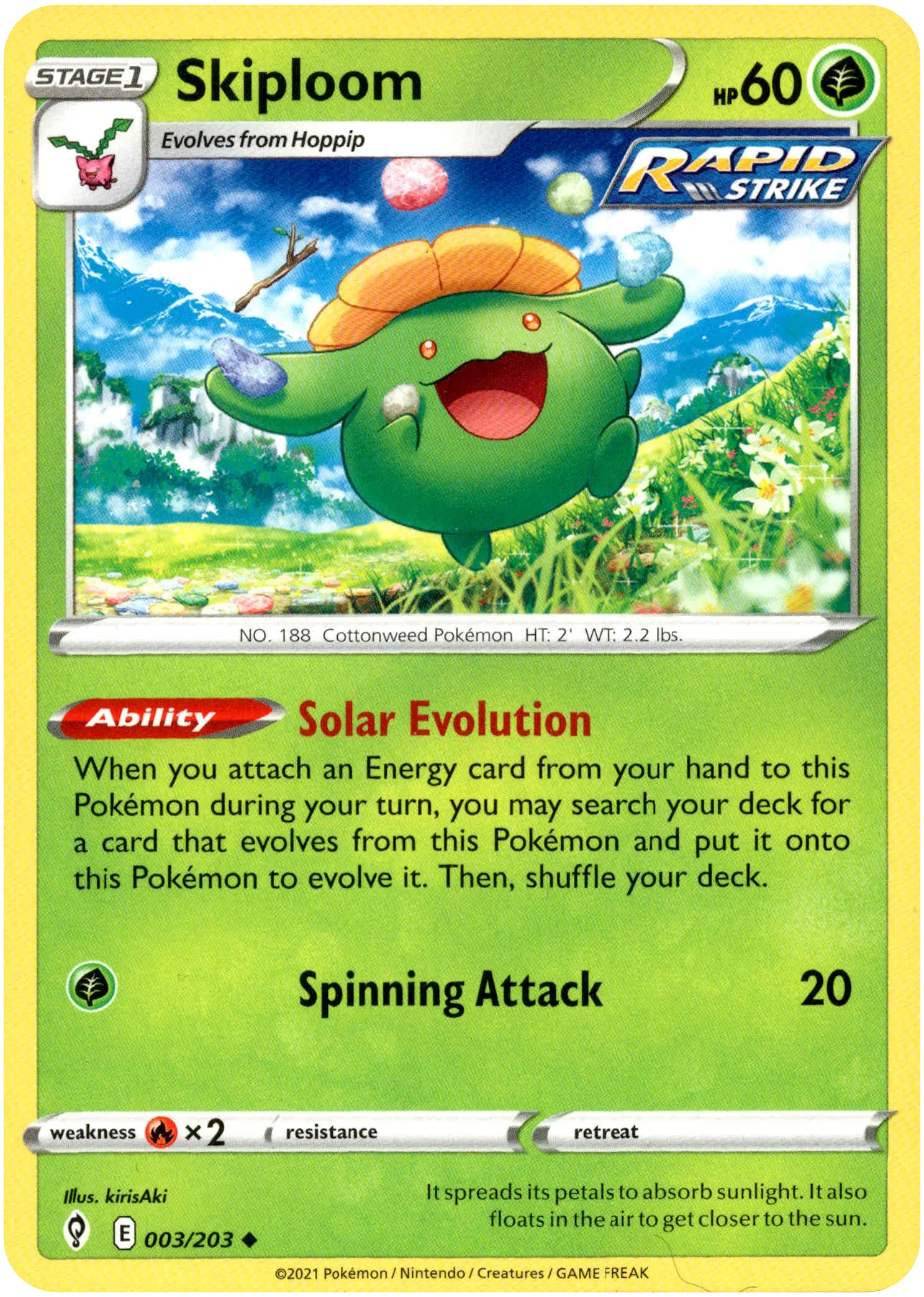 Skiploom - 003/203 - Evolving Skies