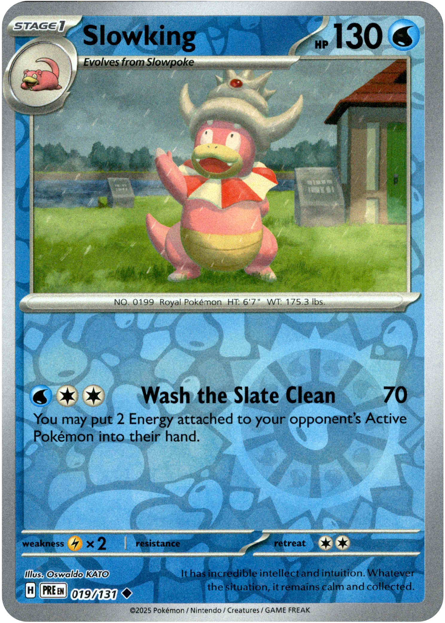 Slowking - 019/131 - Prismatic Evolutions - Reverse Holo
