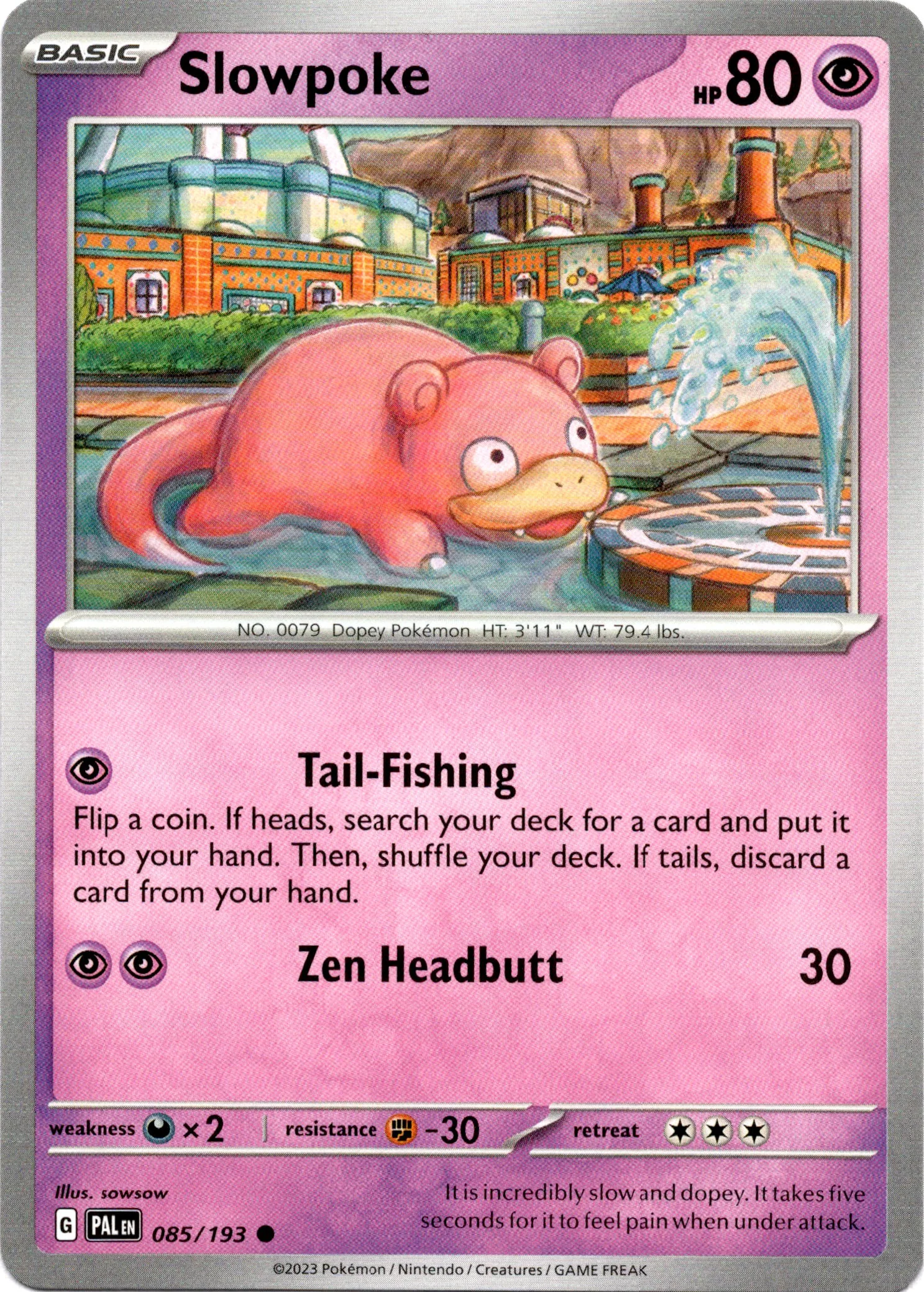 Slowpoke - 085/193 - Paldea Evolved