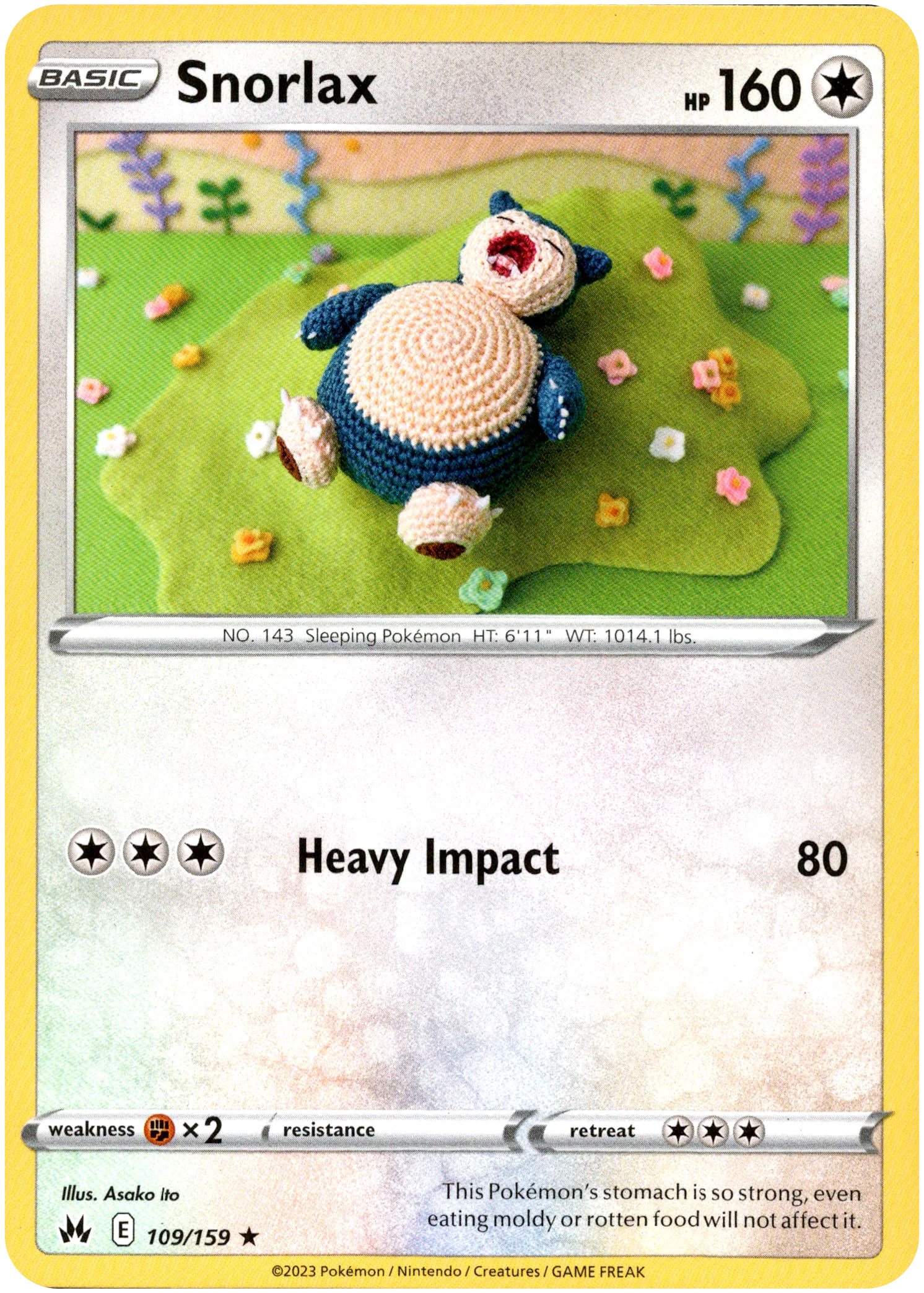 Snorlax - 109/159 - Crown Zenith