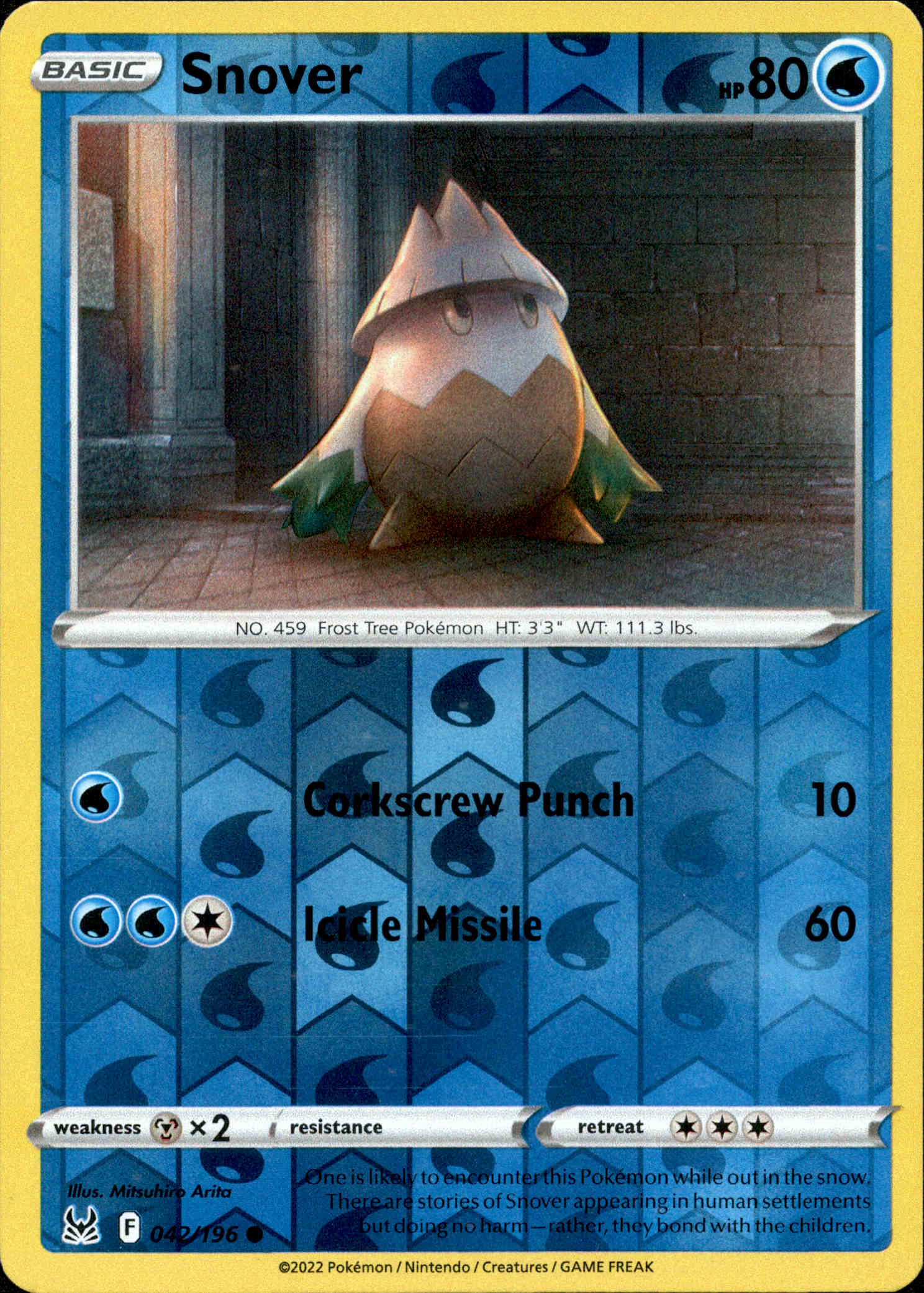 Snover - 042/196 - Lost Origin - Reverse Holo