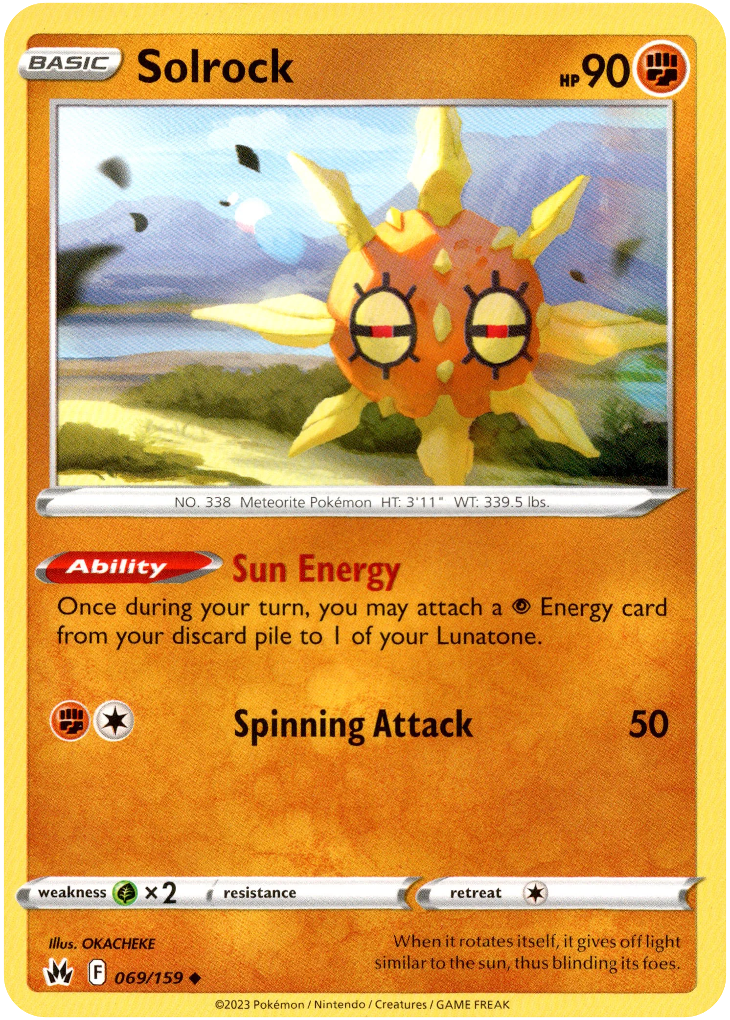 Solrock - 069/159 - Crown Zenith