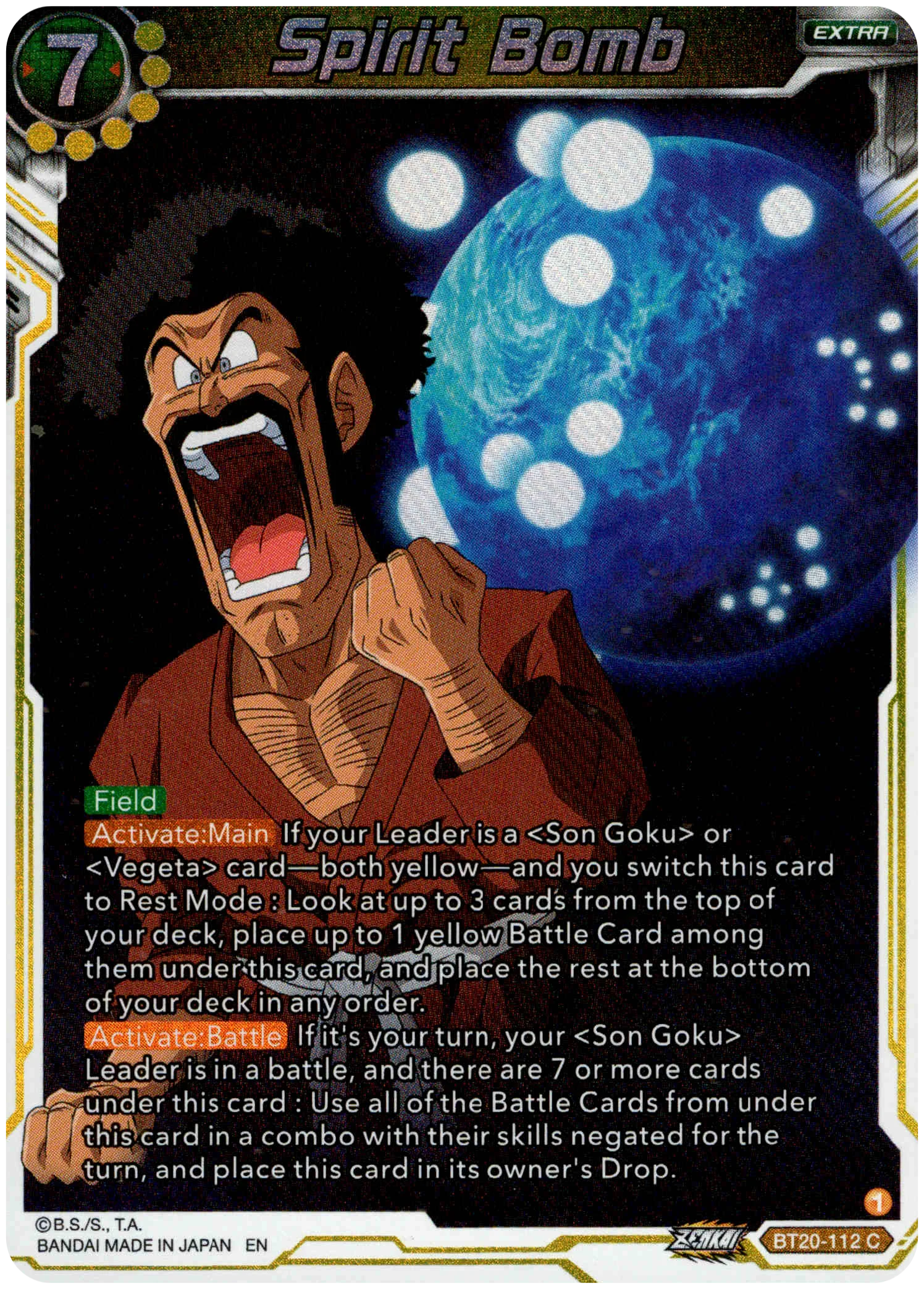 Spirit Bomb - BT20-112 C - Power Absorbed - Foil