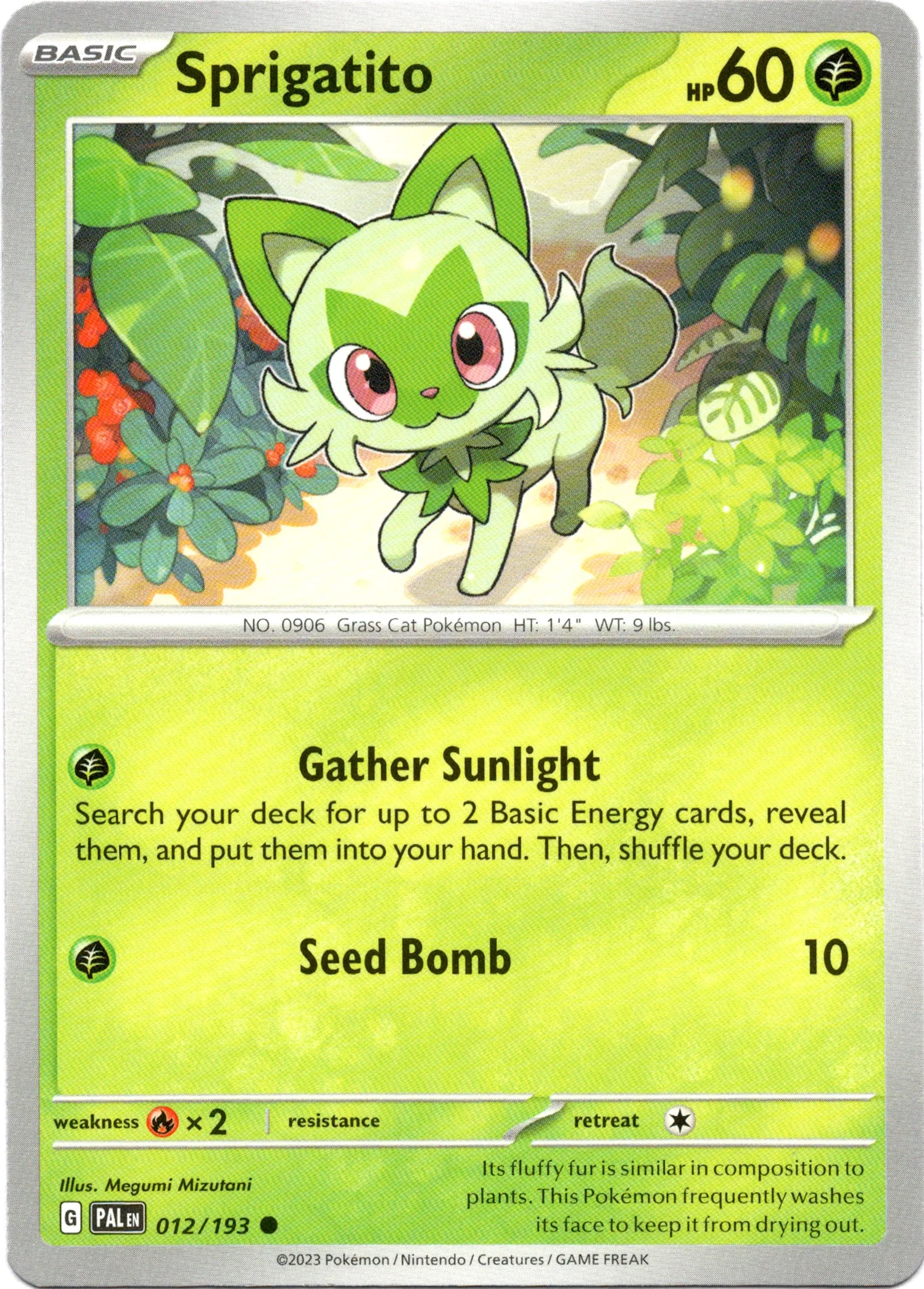 Sprigatito - 012/193 - Paldea Evolved