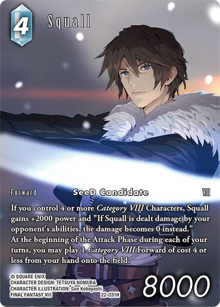 Squall Full Art - 22-031H - Hidden Hope - Foil