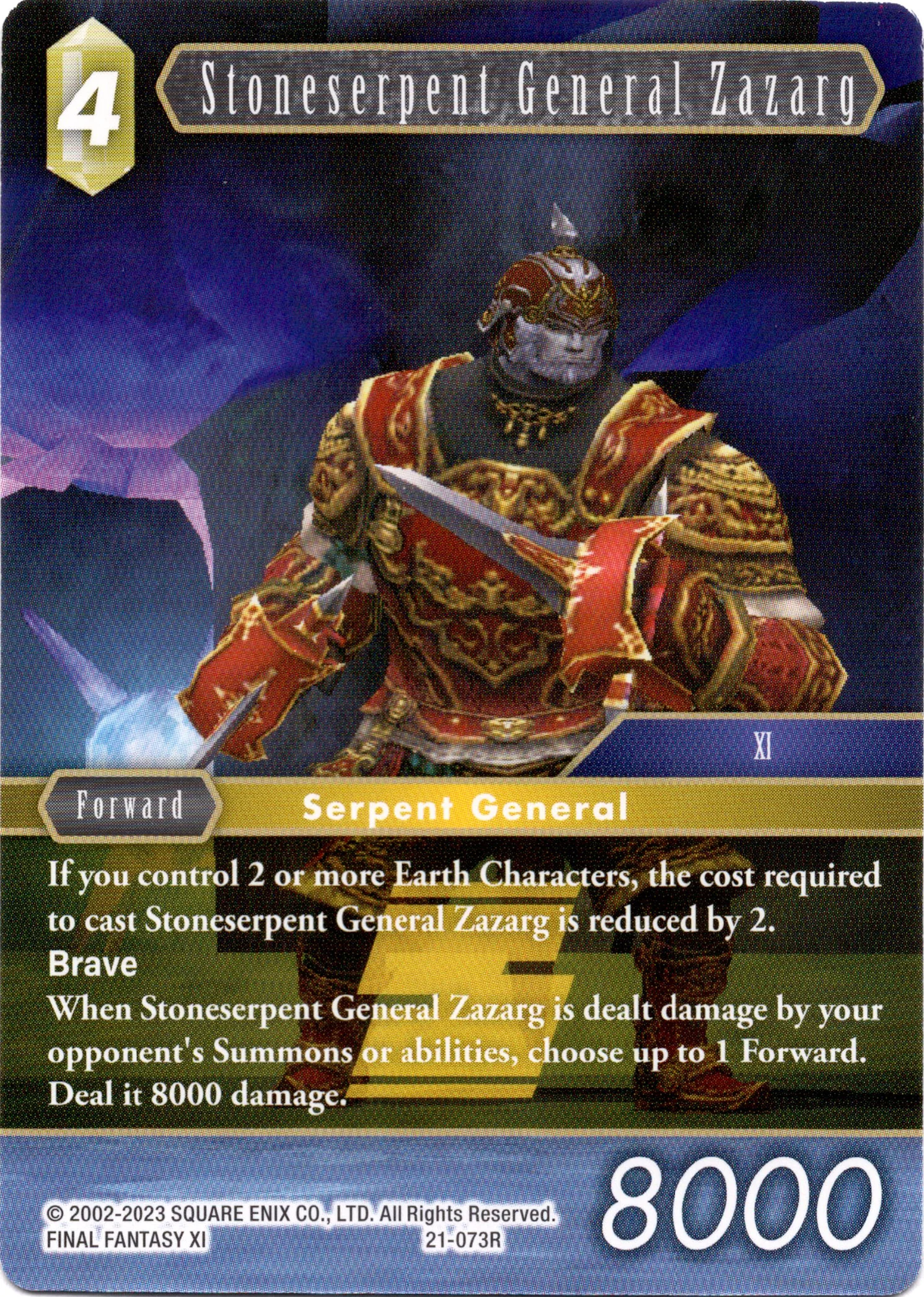 Stoneserpent General Zazarg - 21-073R - Beyond Destiny