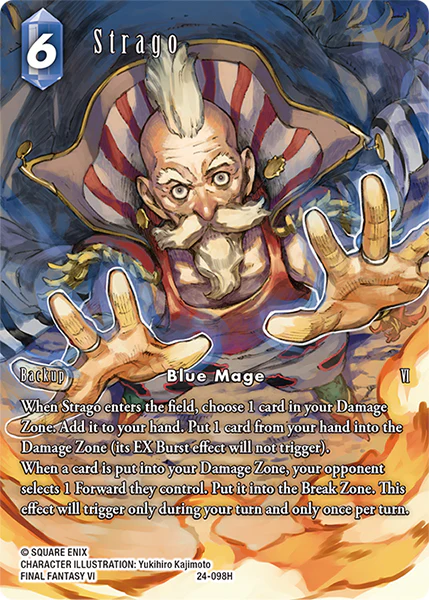 Strago Full Art - 24-098H - Hidden Legends - Foil