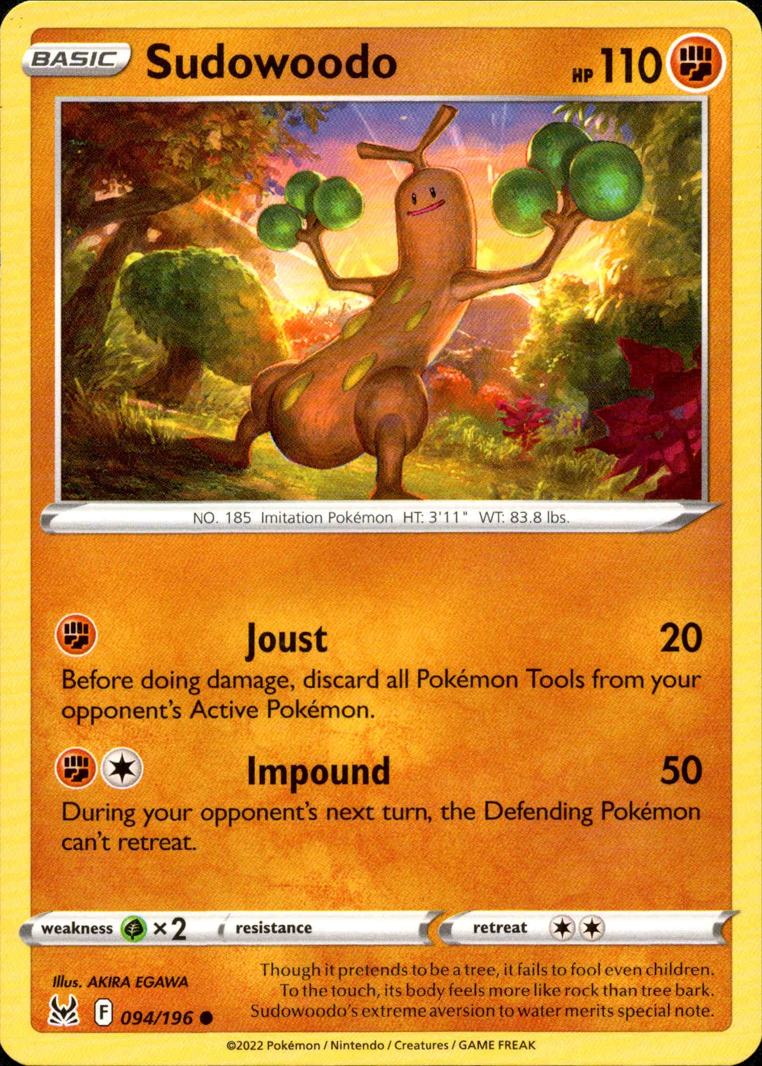 Sudowoodo - 094/196 - Lost Origin