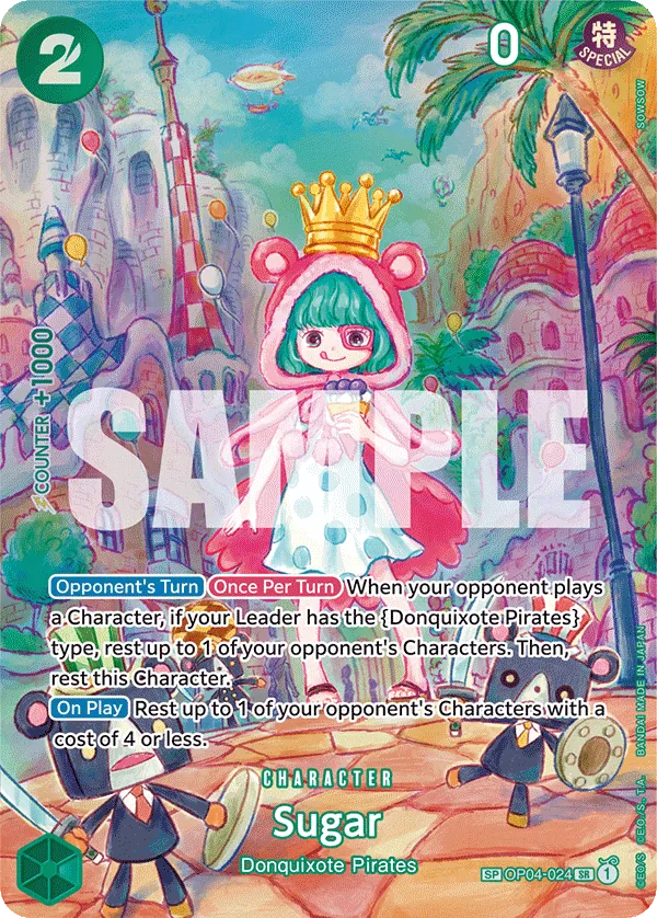 Sugar  - OP04-024SR - Wings of the Captain - Foil